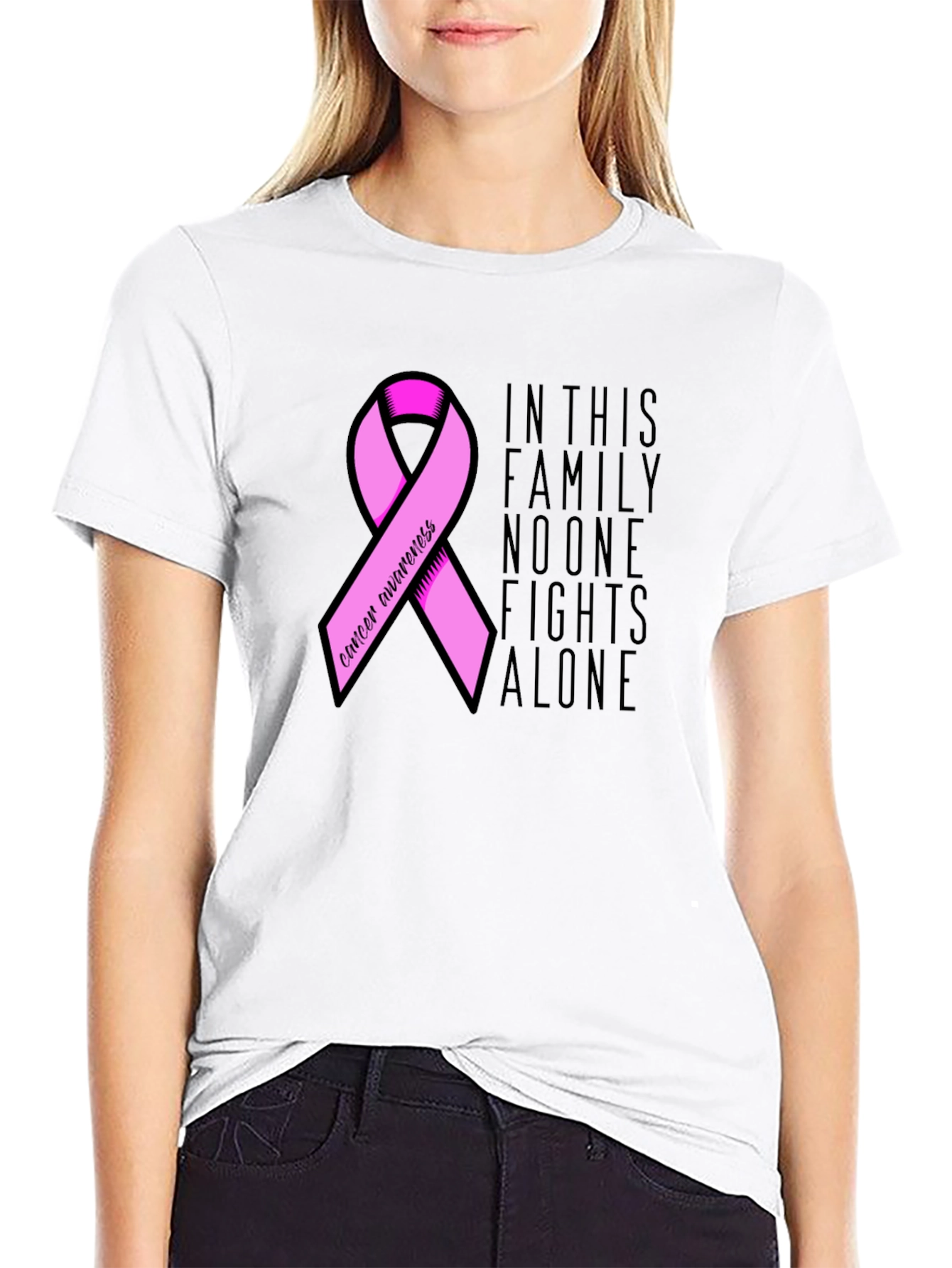 Cancer Awareness Ribbon T-Shirt