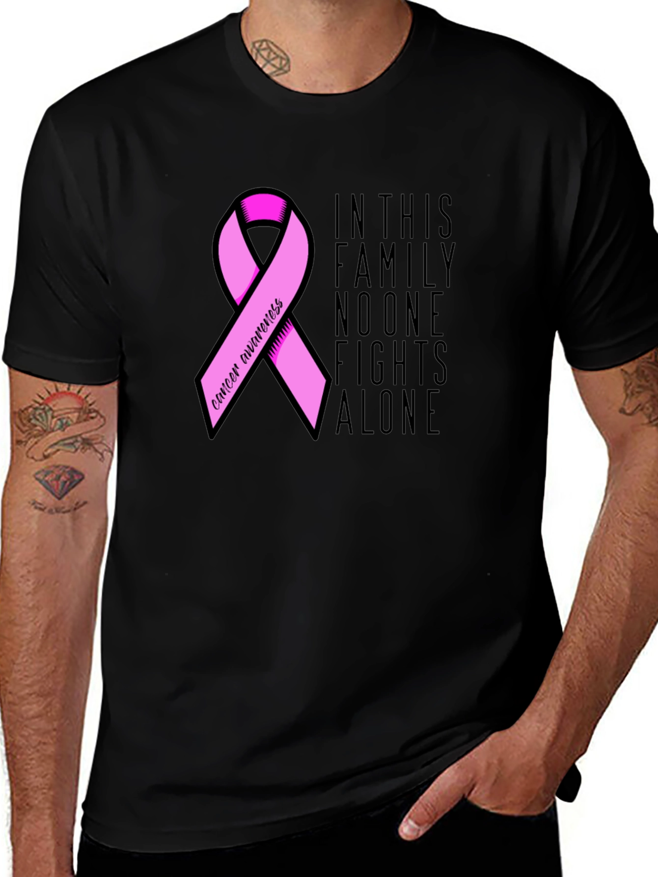 Cancer Awareness Ribbon T-Shirt