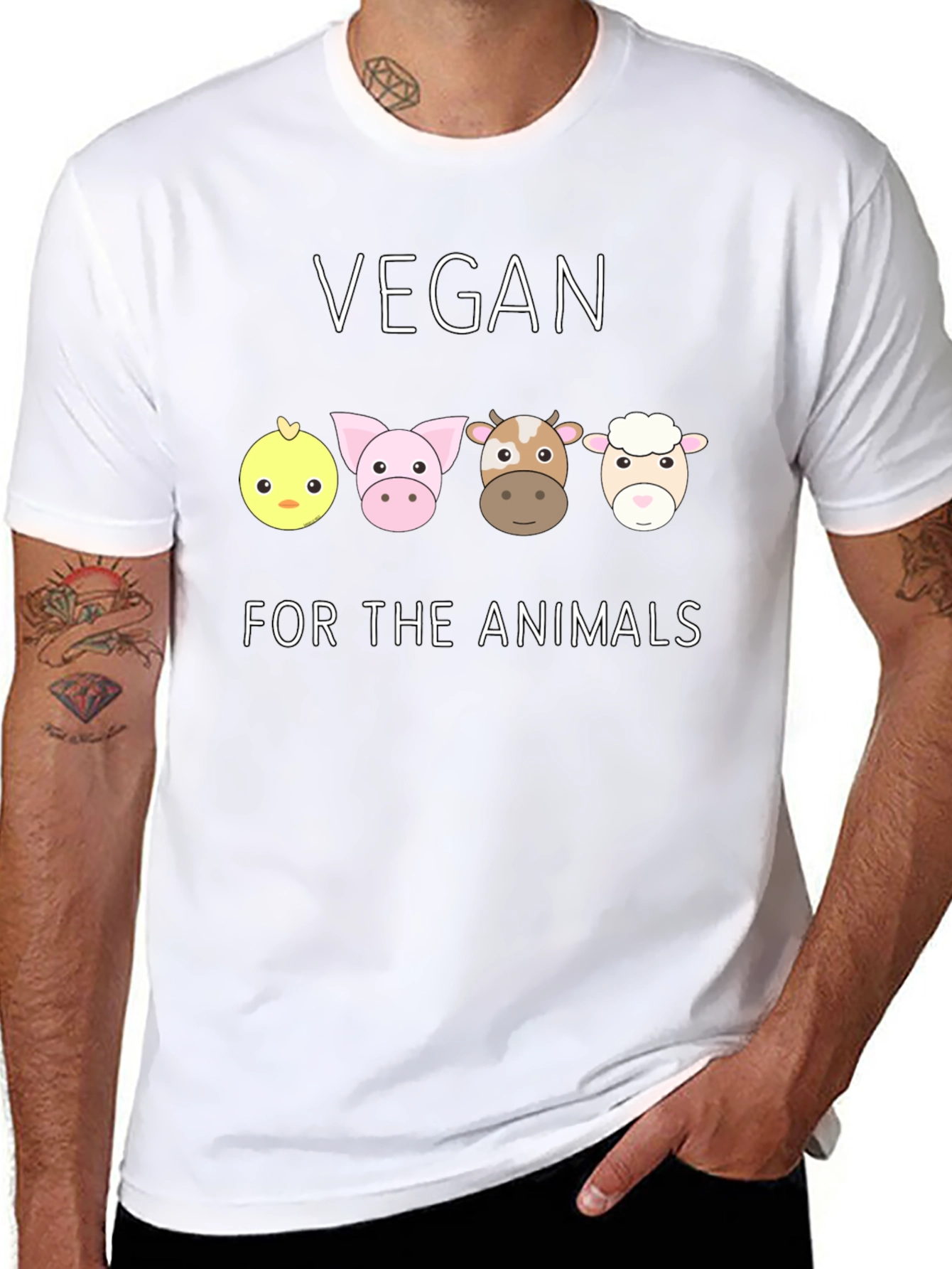 Vegan For The Animals T-Shirt