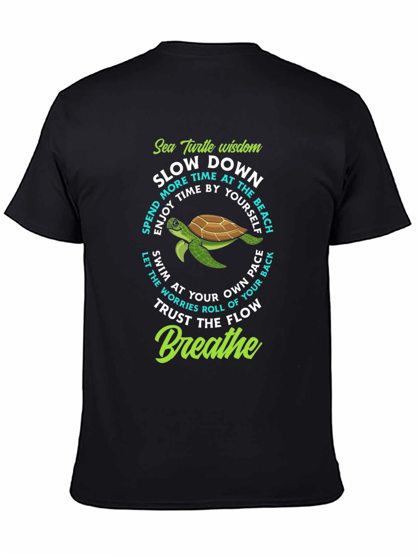 Sea Turtle Wisdom Graphic T-Shirt