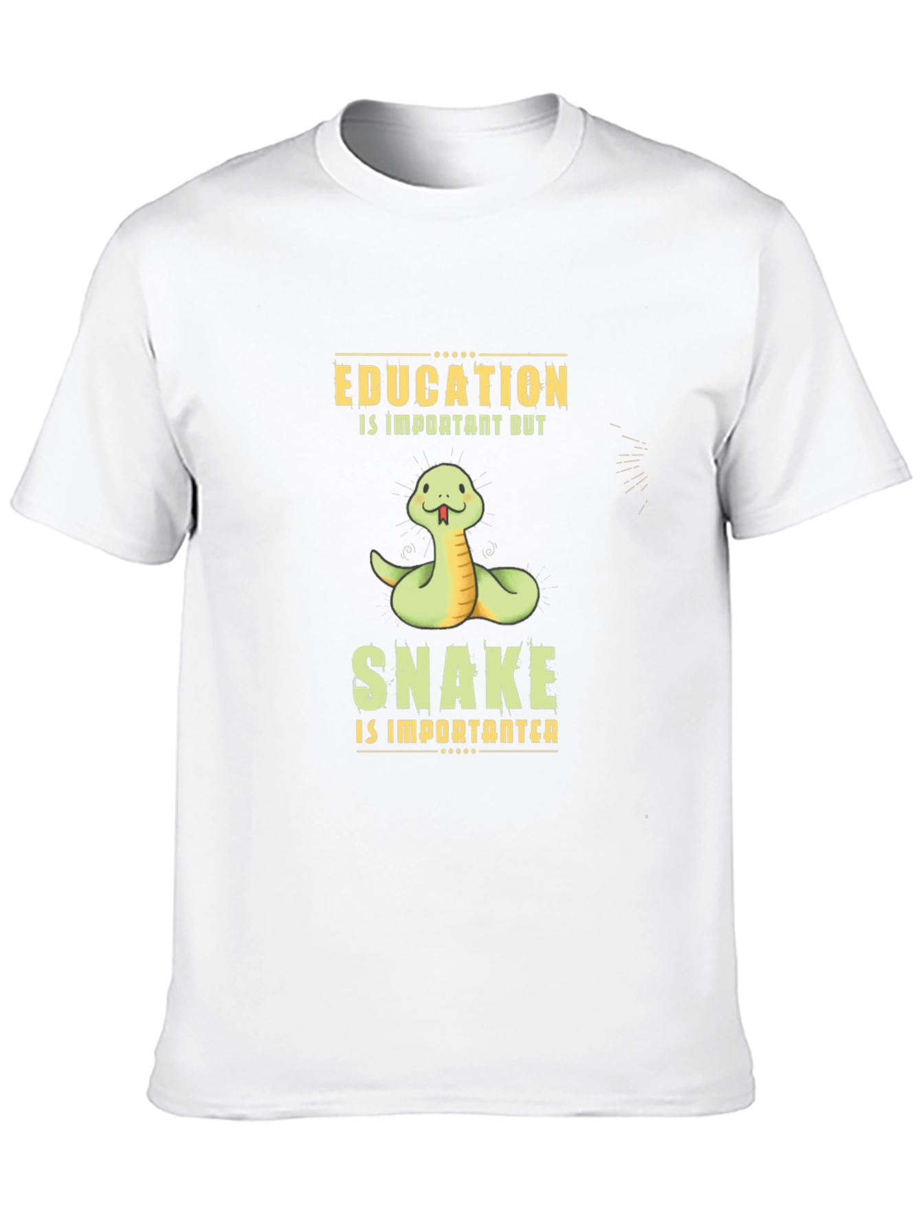 Education Important? Snake More So T-Shirt