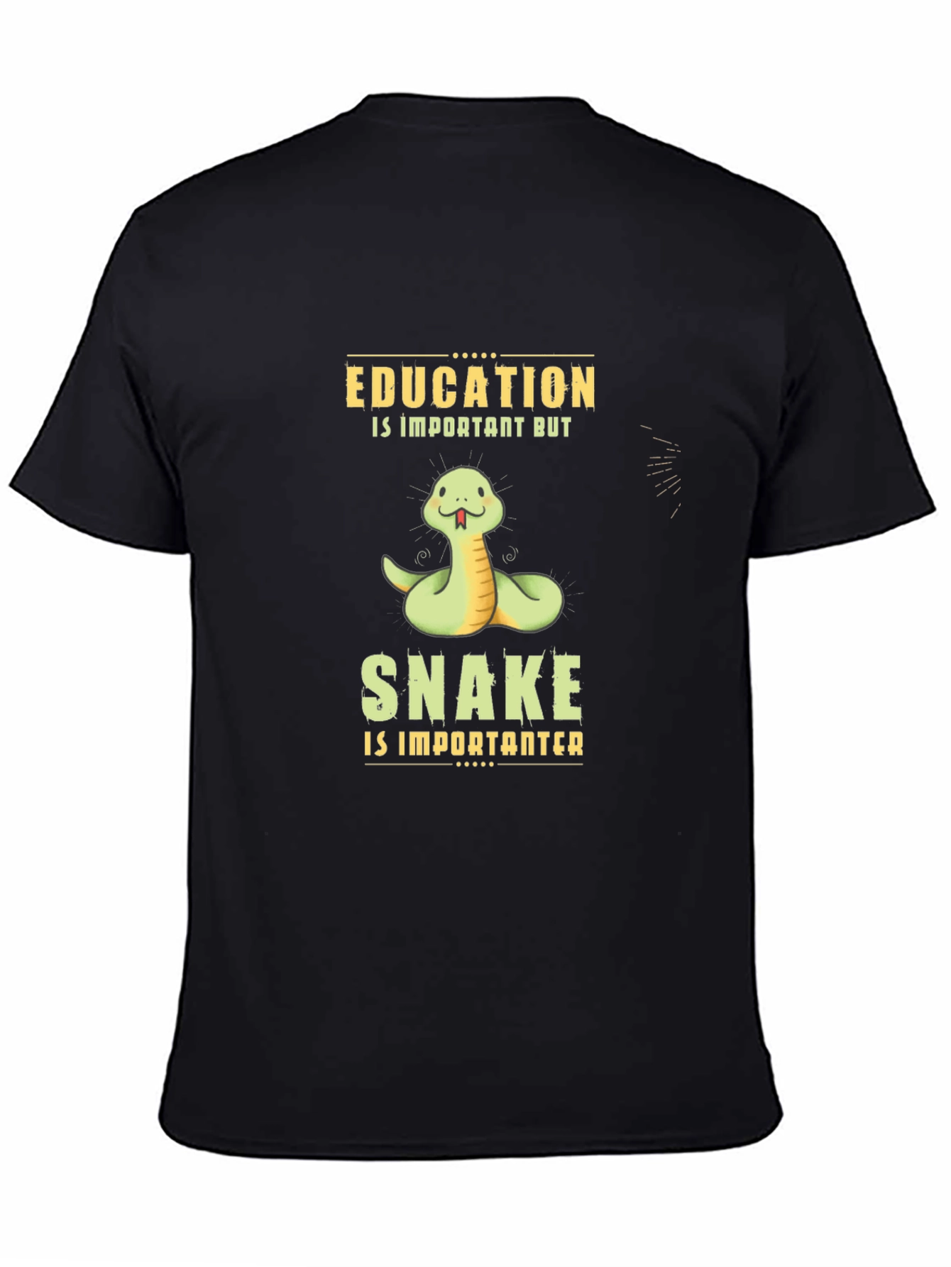 Education Important? Snake More So T-Shirt