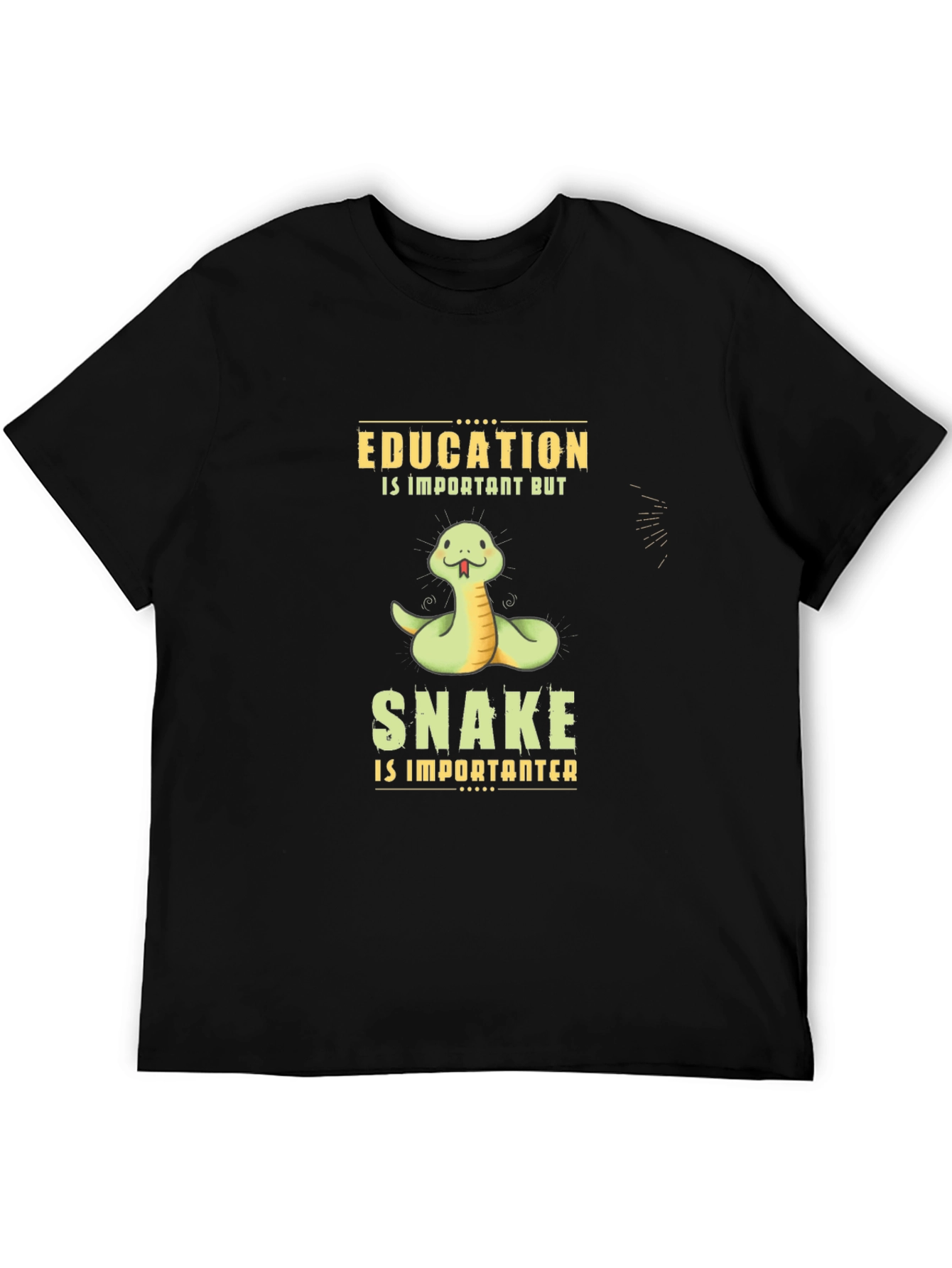 Education Important? Snake More So T-Shirt