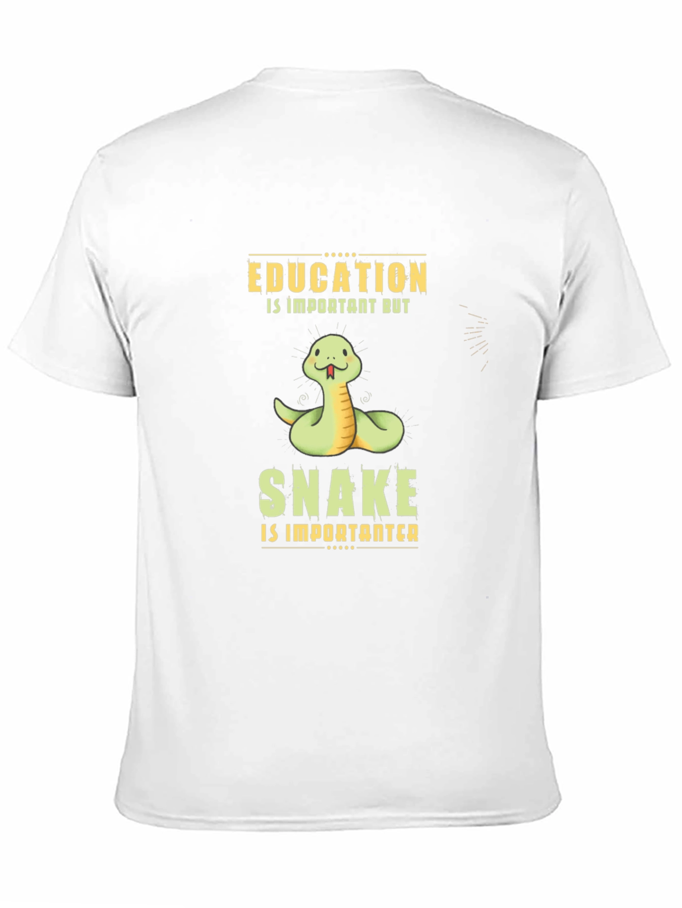 Education Important? Snake More So T-Shirt