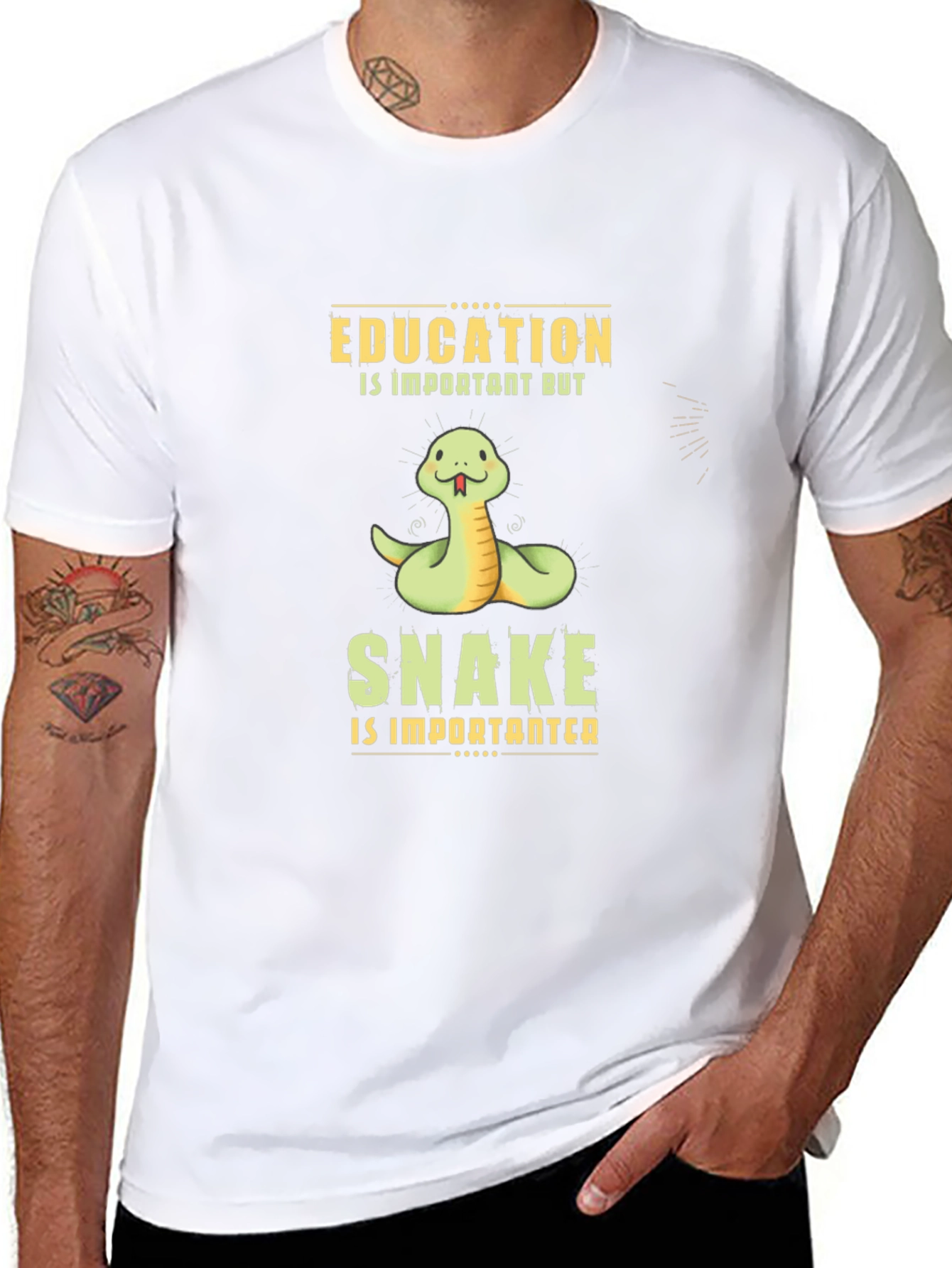 Education Important? Snake More So T-Shirt