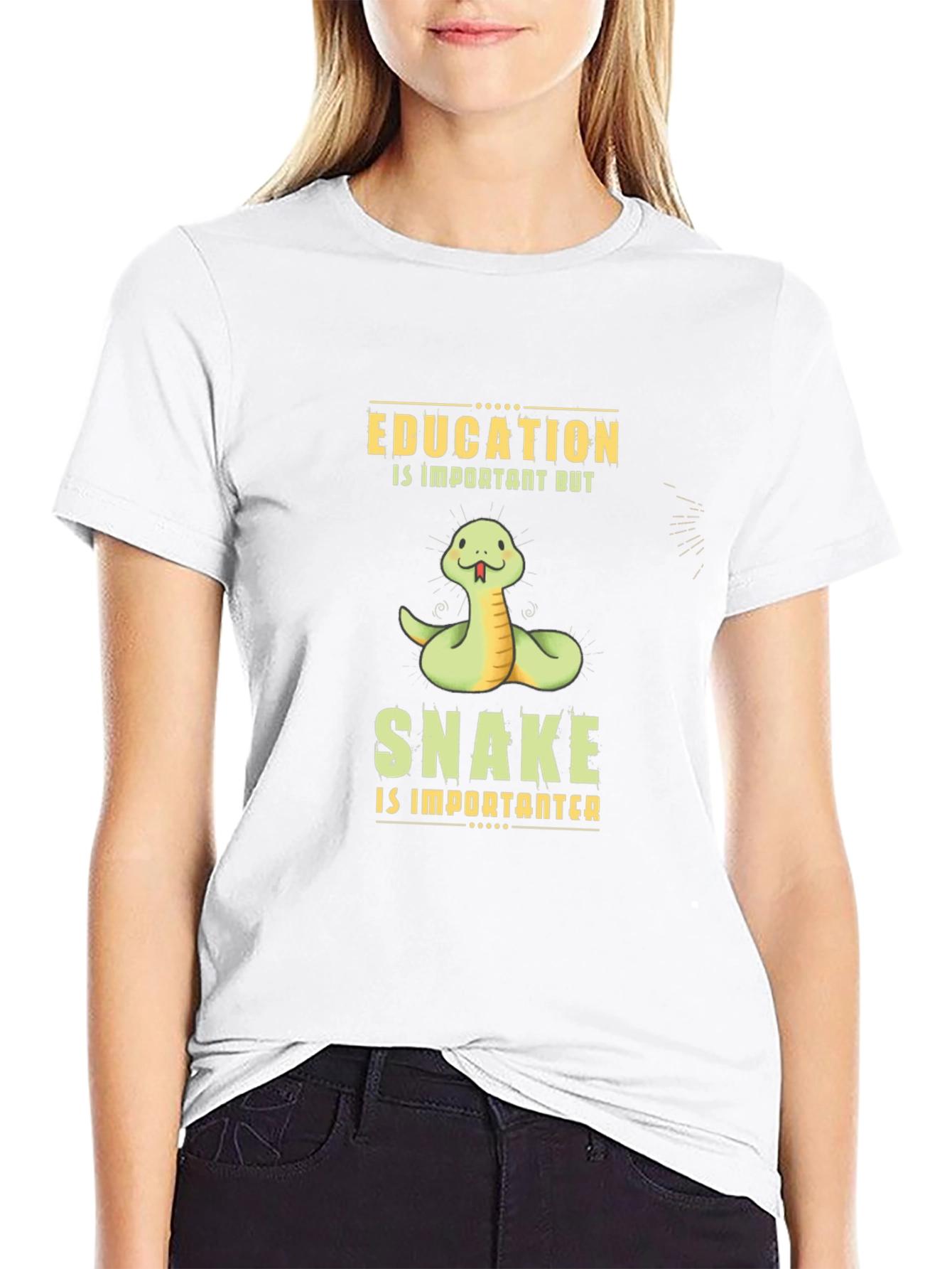 Education Important? Snake More So T-Shirt