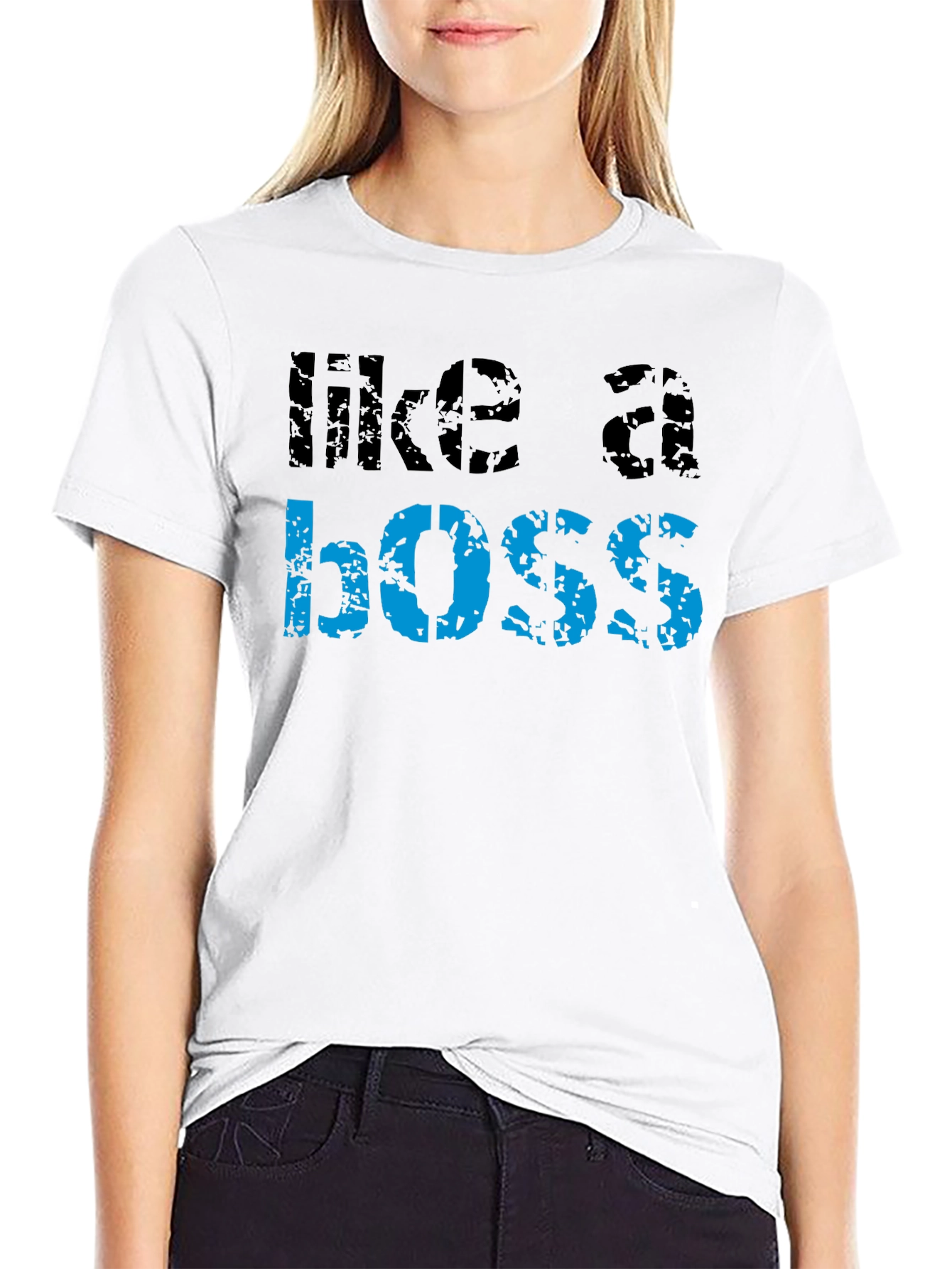 Like a Boss Graphic Tee - Mens Black T-Shirt