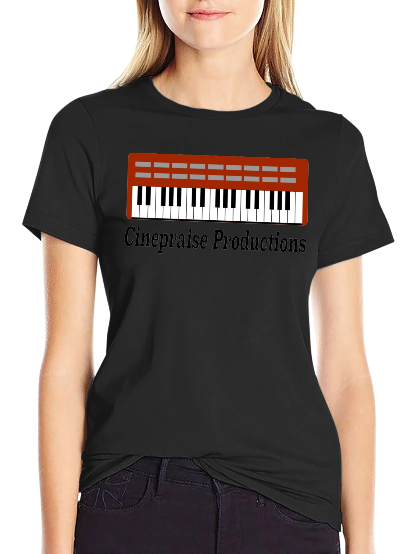 Cinepraise Productions Keyboard T-Shirt