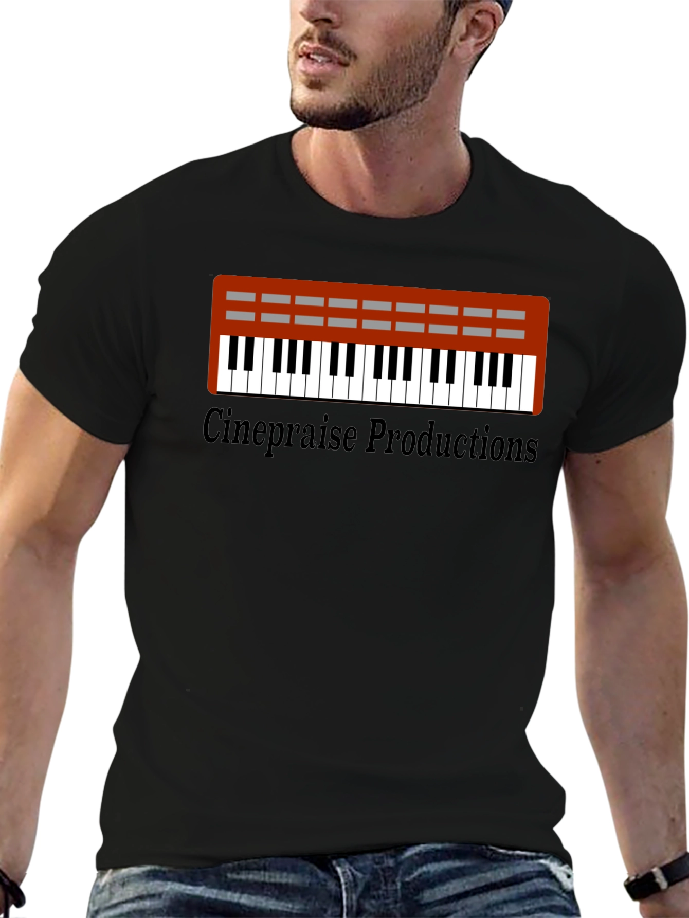 Cinepraise Productions Keyboard T-Shirt