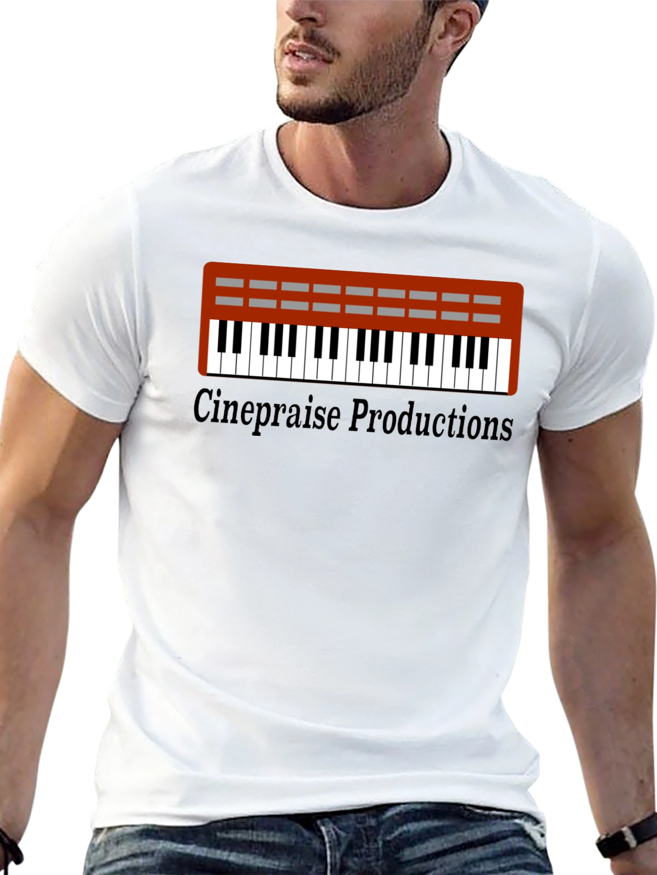 Cinepraise Productions Keyboard T-Shirt