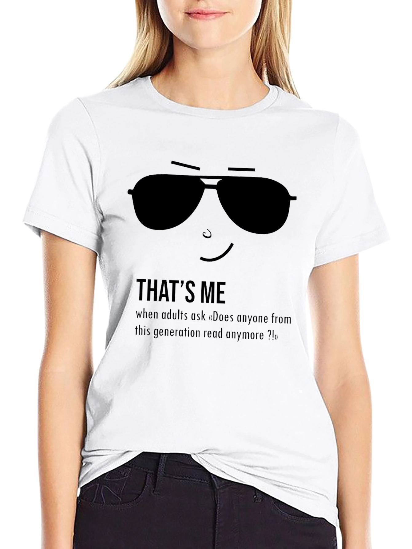 Thats Me Reading T-Shirt - Funny Sarcastic Design