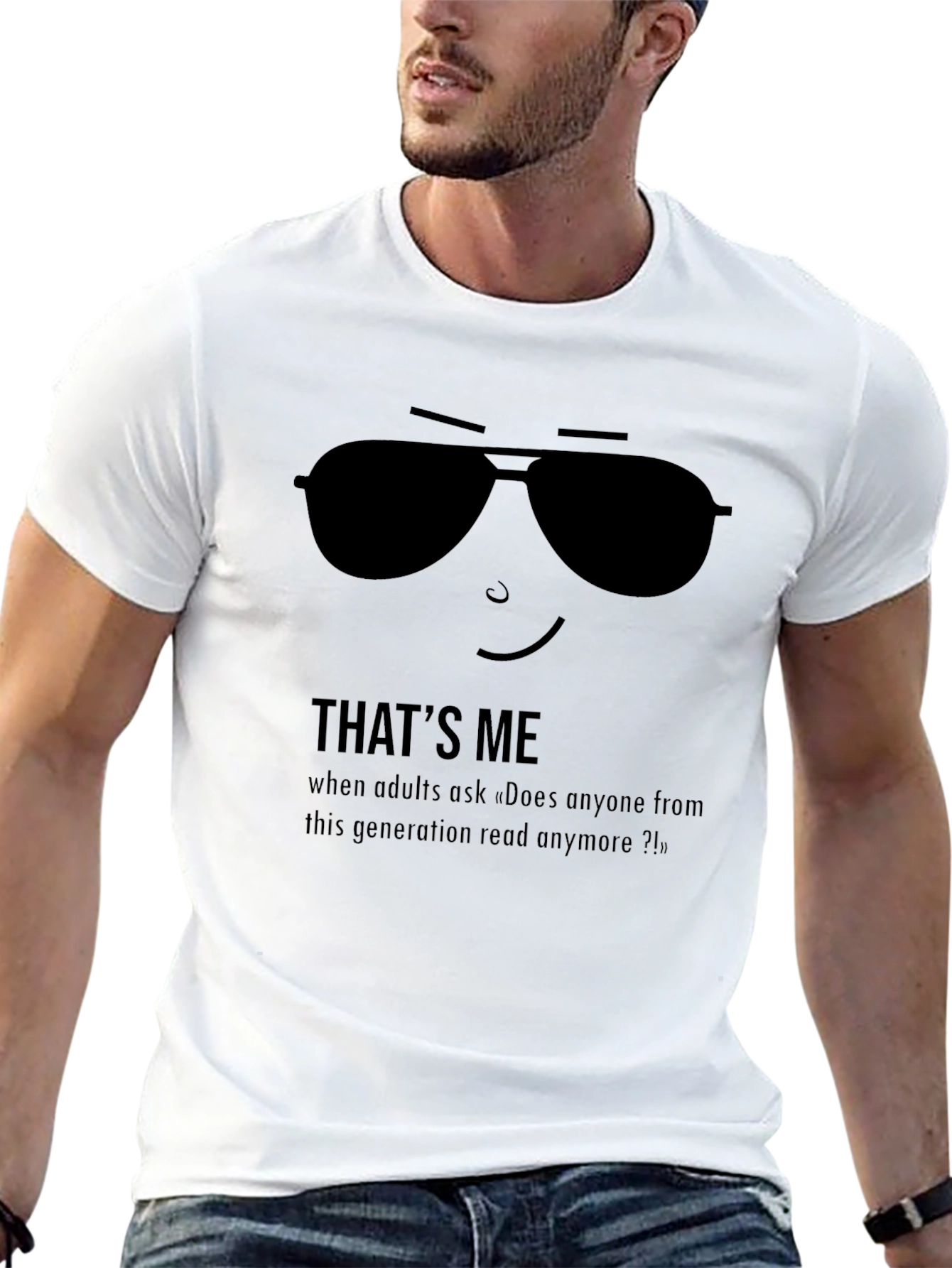 Thats Me Reading T-Shirt - Funny Sarcastic Design