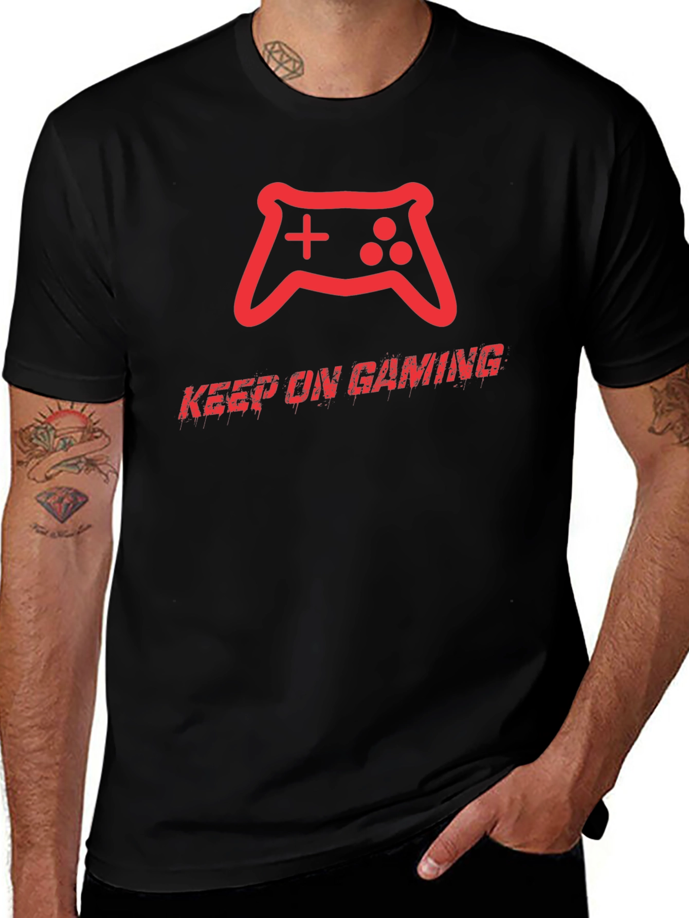 Keep On Gaming T-Shirt: Gamer Style