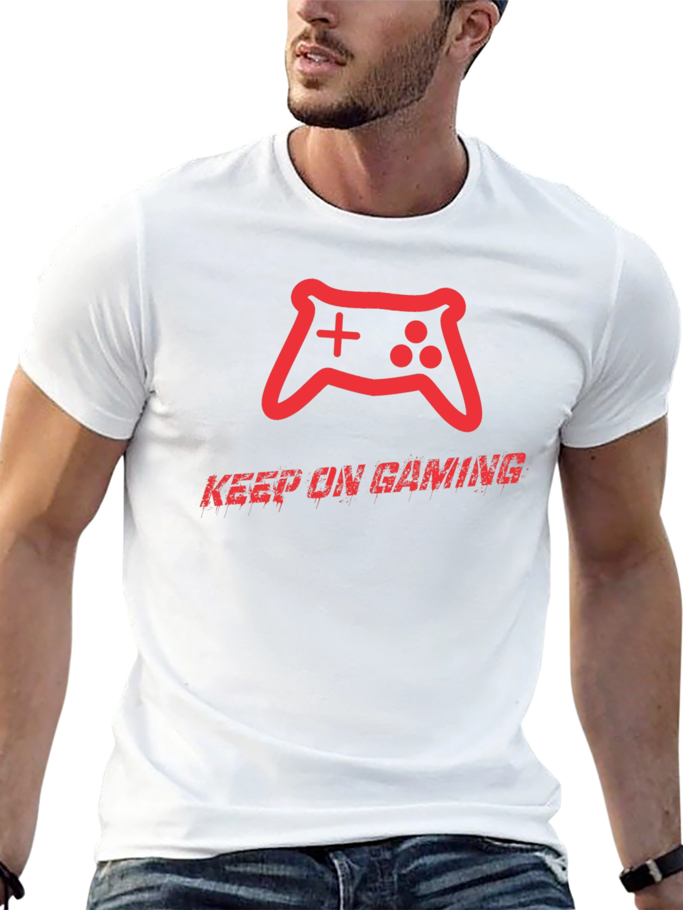 Keep On Gaming T-Shirt: Gamer Style