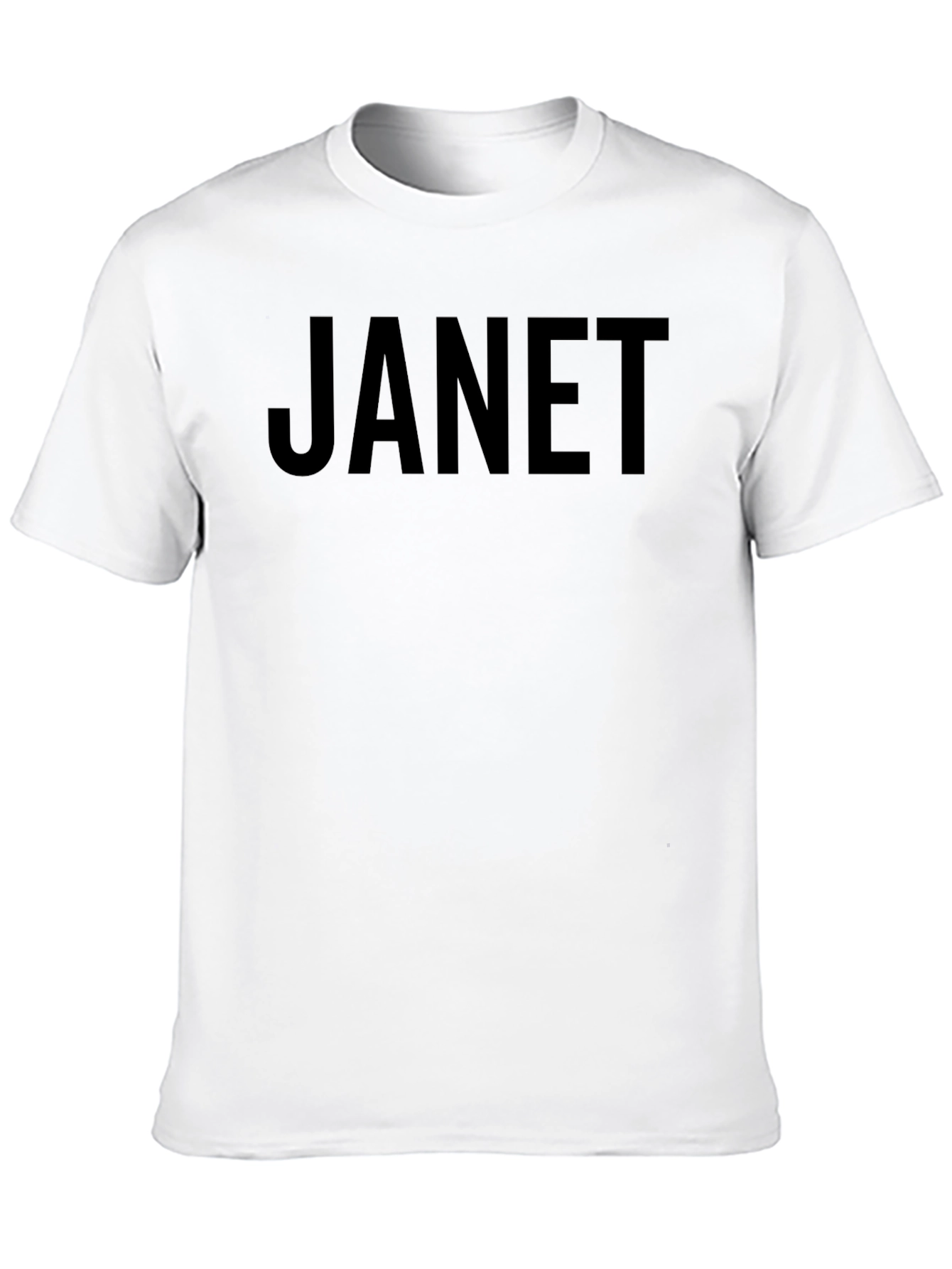 Janet Graphic Tee - Classic Black T-Shirt