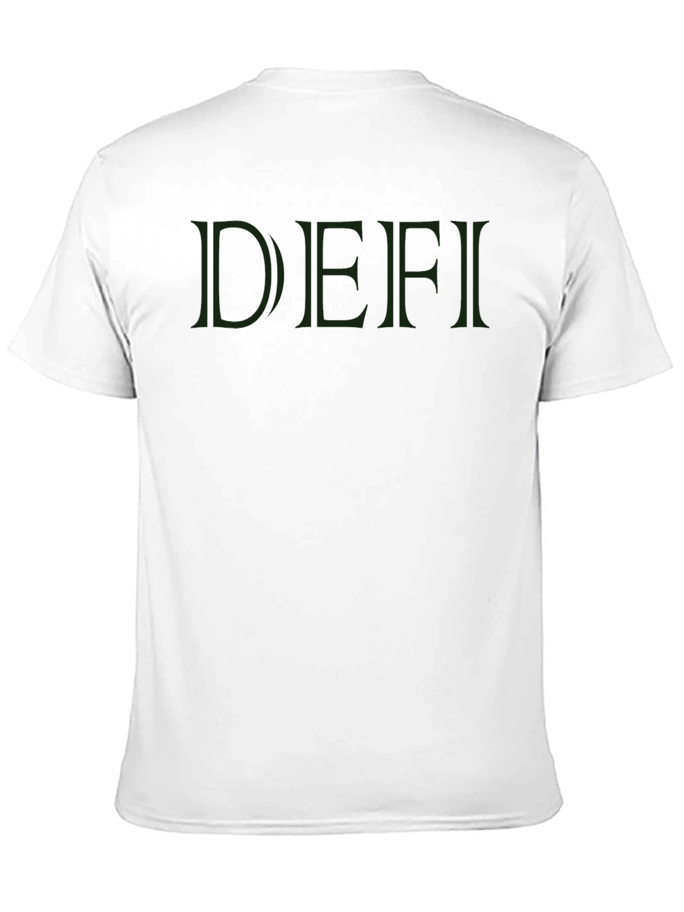 DEFI Graphic Tee - Stylish Black Cotton T-Shirt