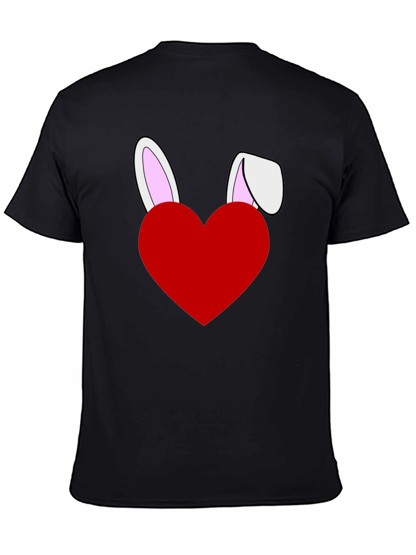 Bunny Heart Graphic Tee - Easter