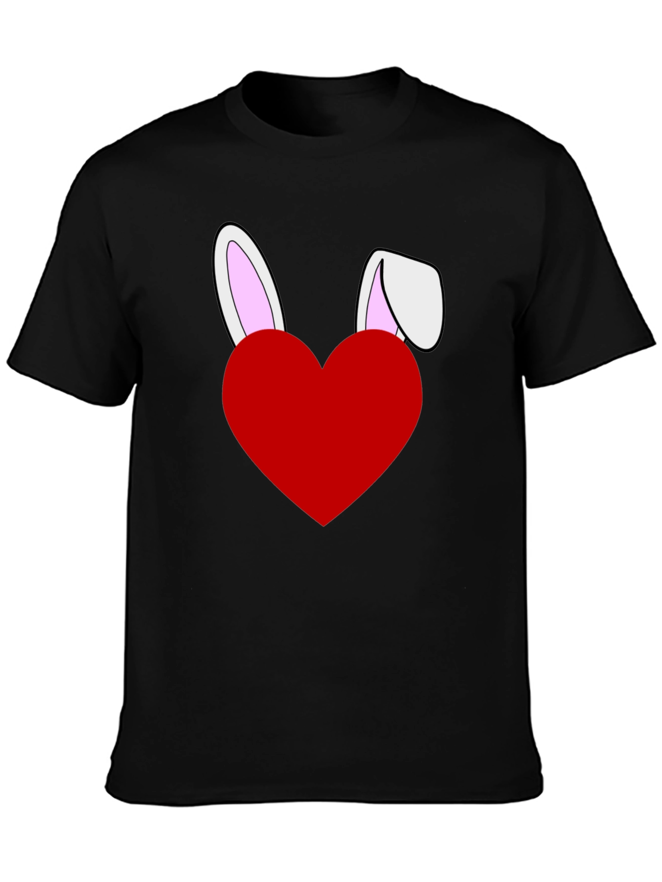 Bunny Heart Graphic Tee - Easter