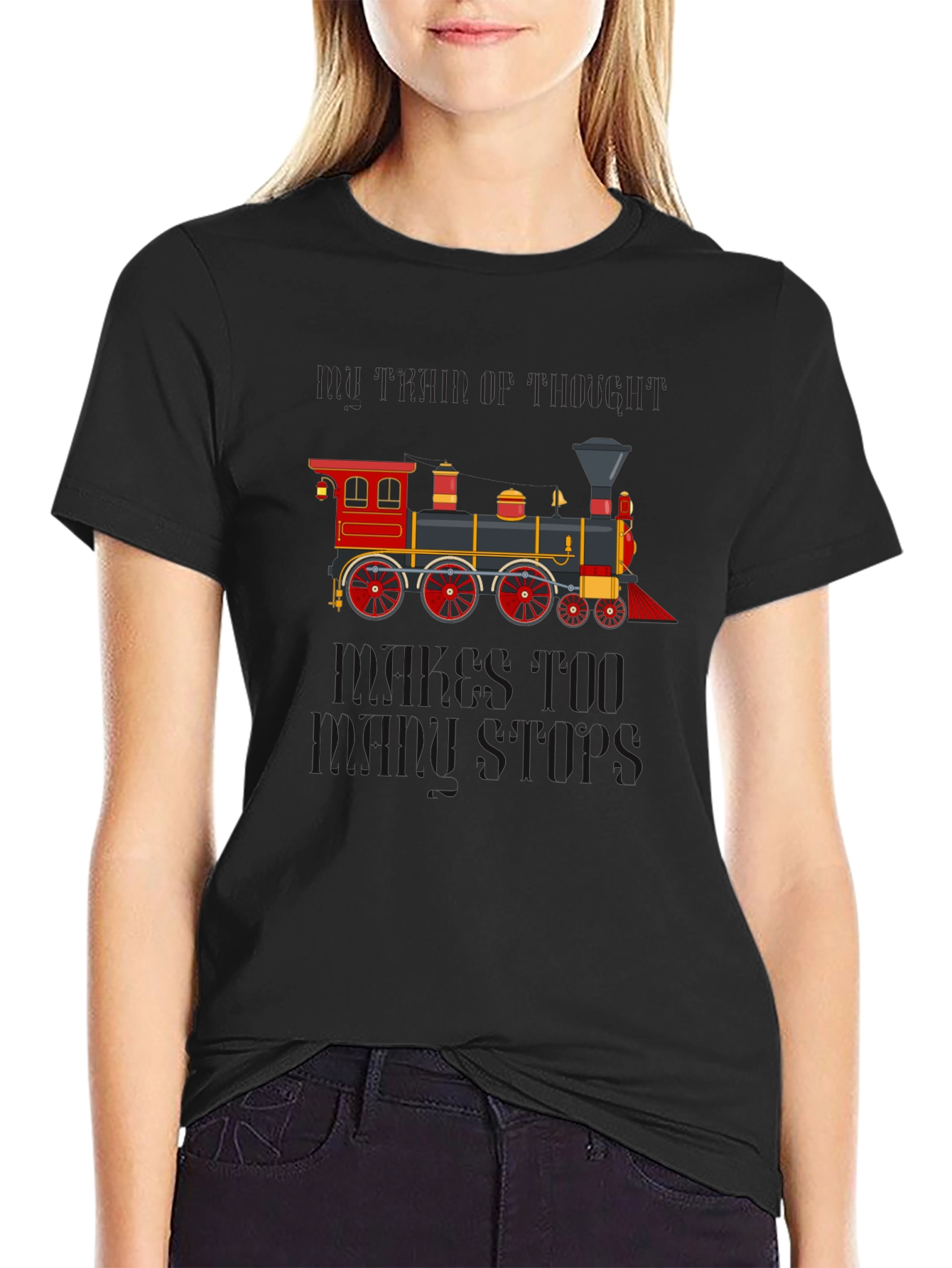 Train of Thought Graphic T-Shirt