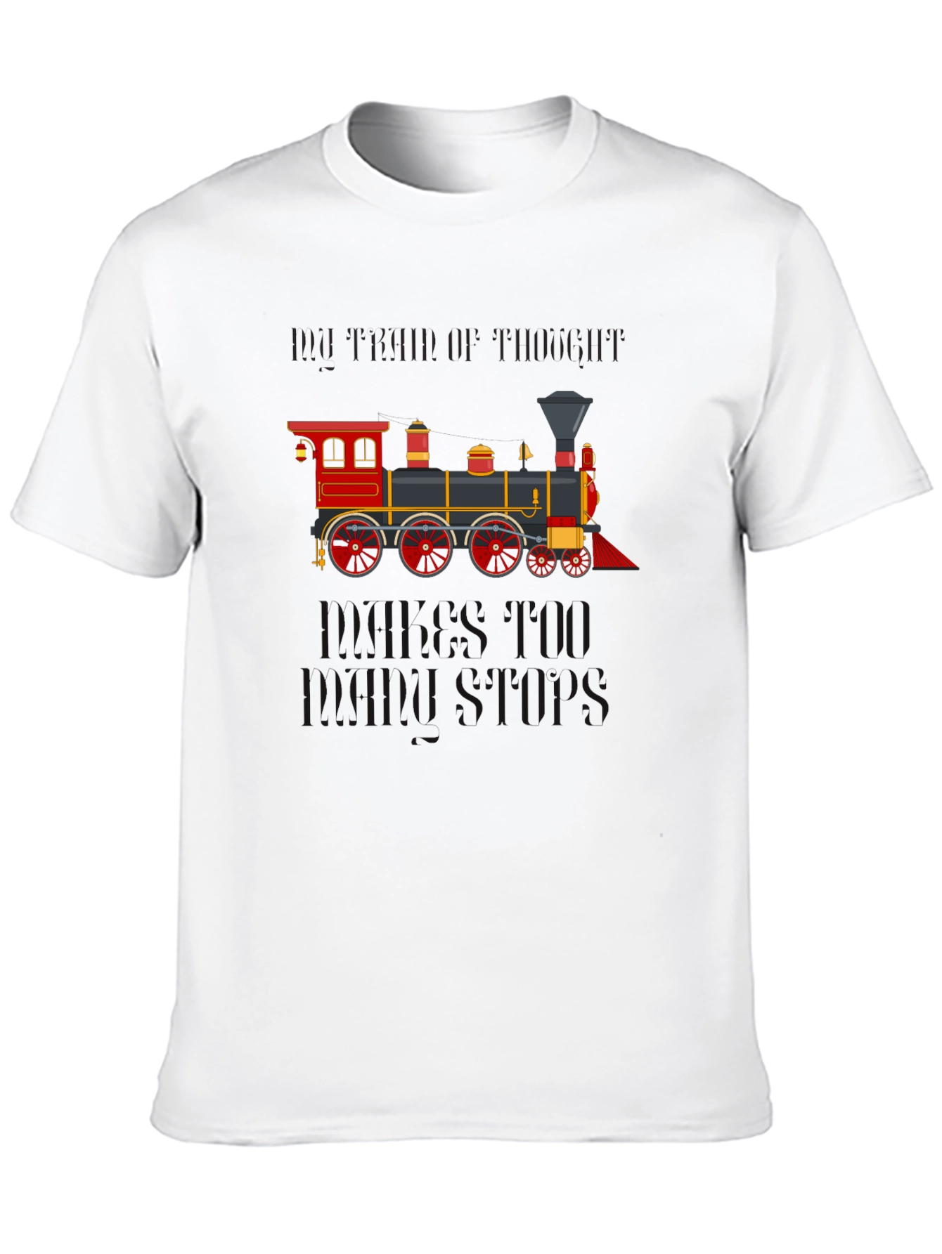 Train of Thought Graphic T-Shirt