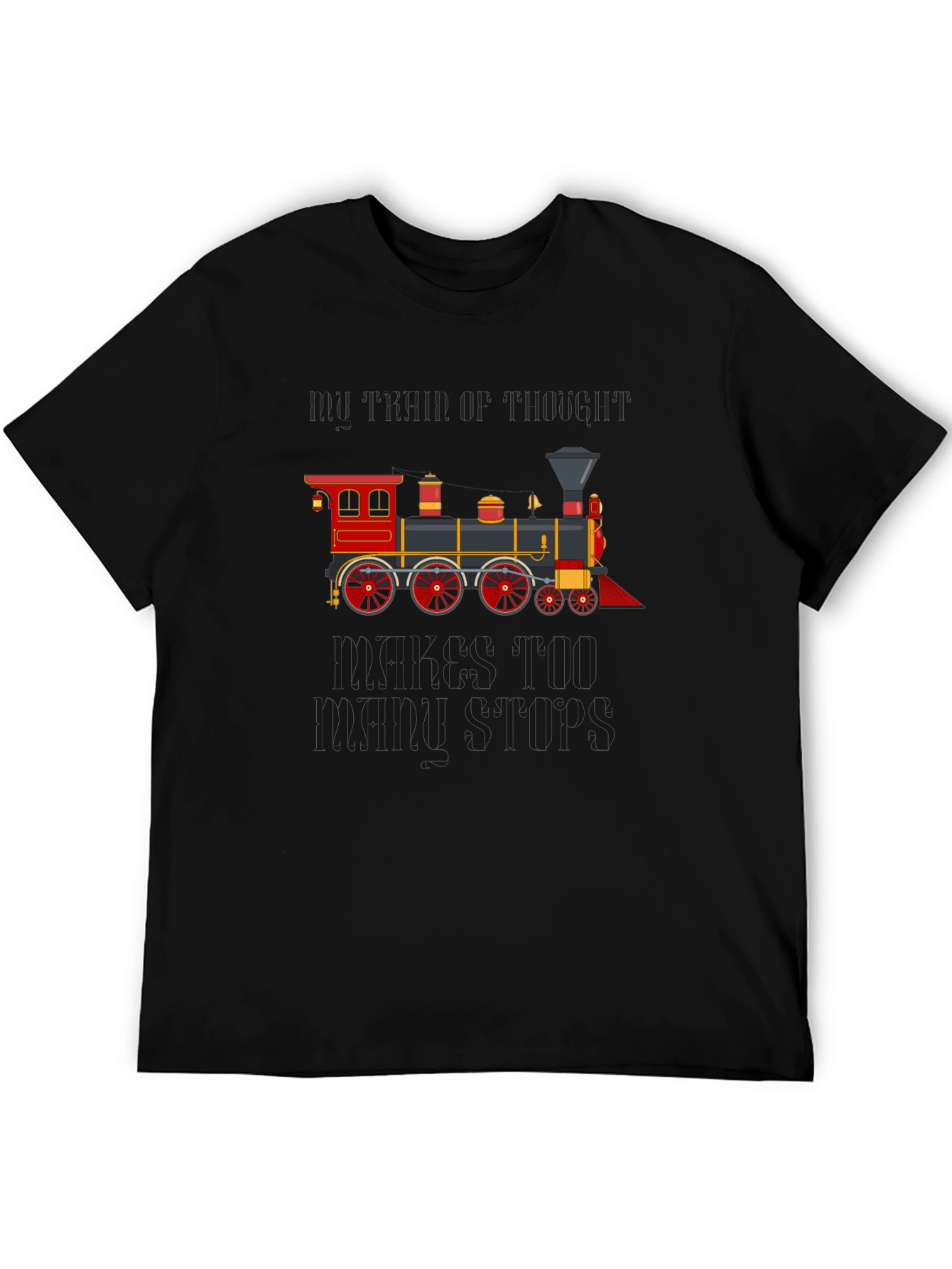 Train of Thought Graphic T-Shirt