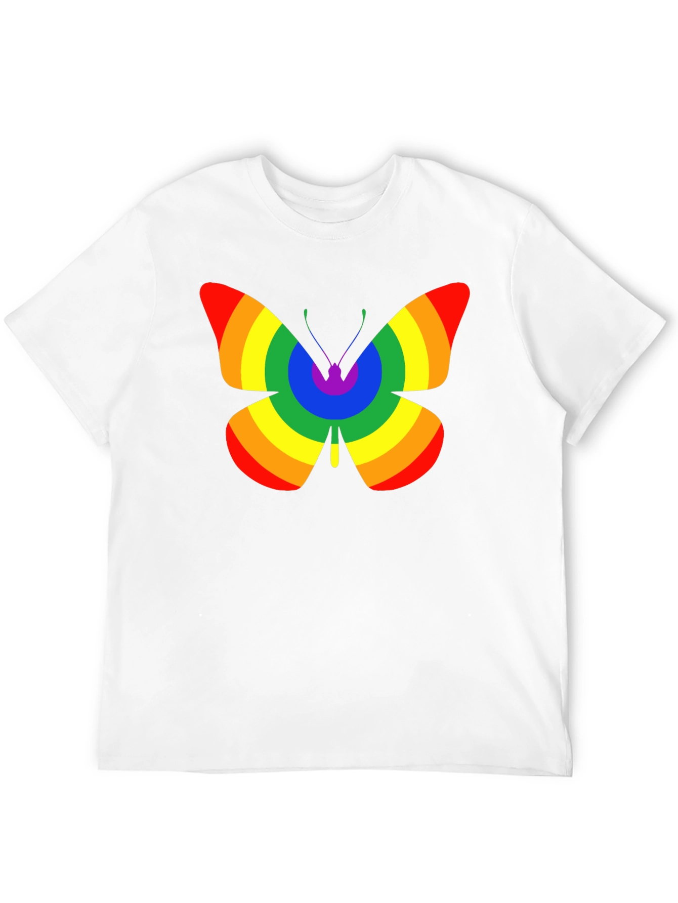 Rainbow Butterfly Graphic Tee