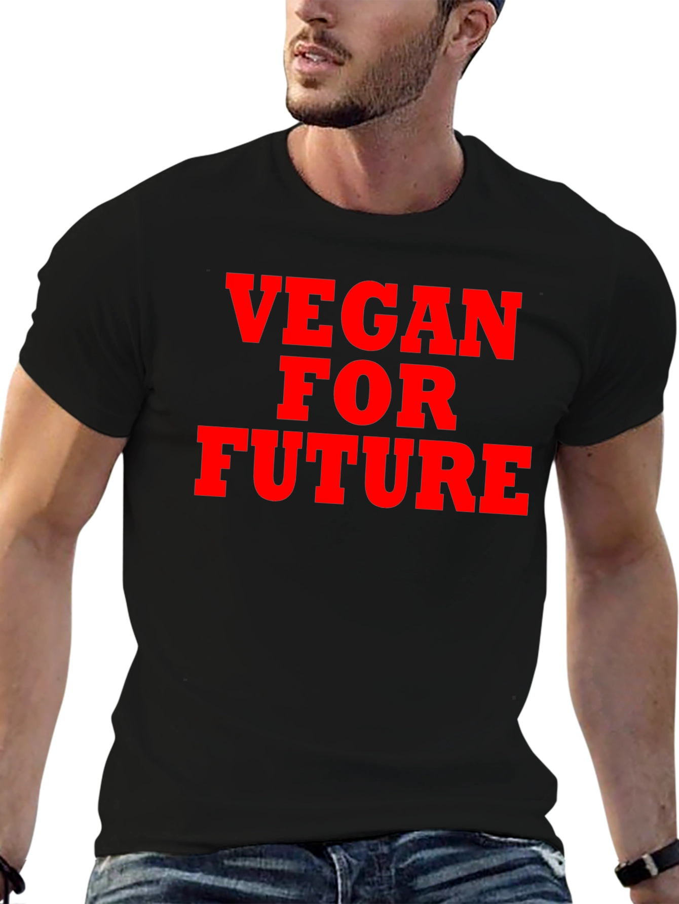 Vegan for Future T-Shirt - Eco-Conscious Statement Tee
