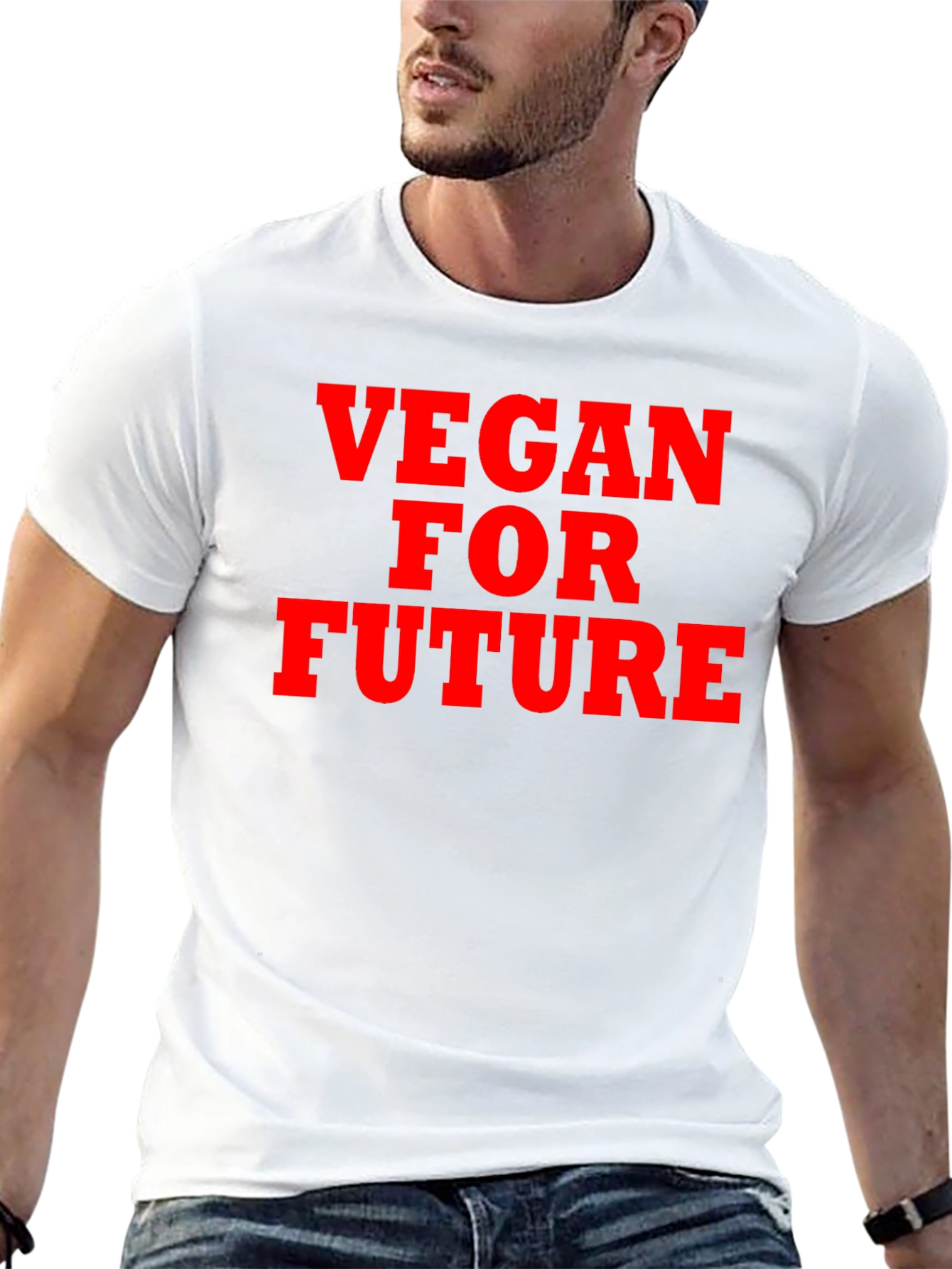 Vegan for Future T-Shirt - Eco-Conscious Statement Tee
