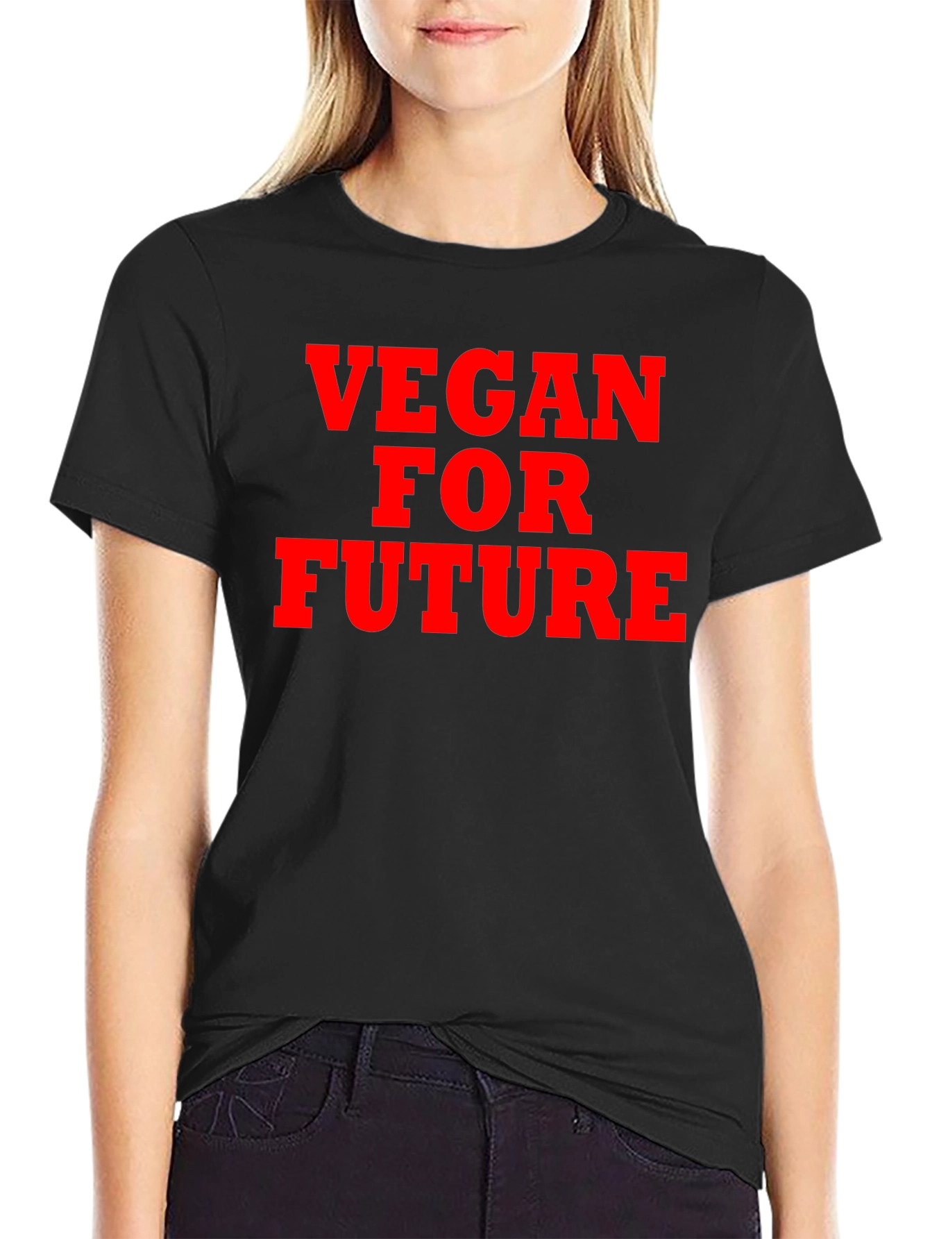 Vegan for Future T-Shirt - Eco-Conscious Statement Tee