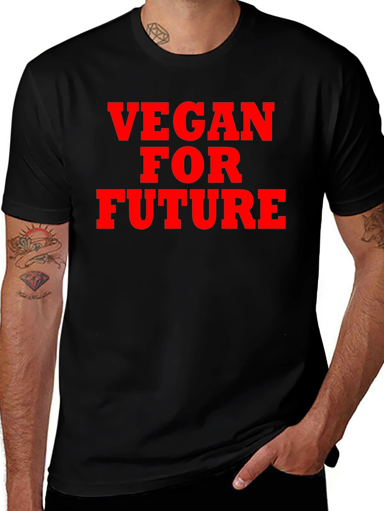 Vegan for Future T-Shirt - Eco-Conscious Statement Tee