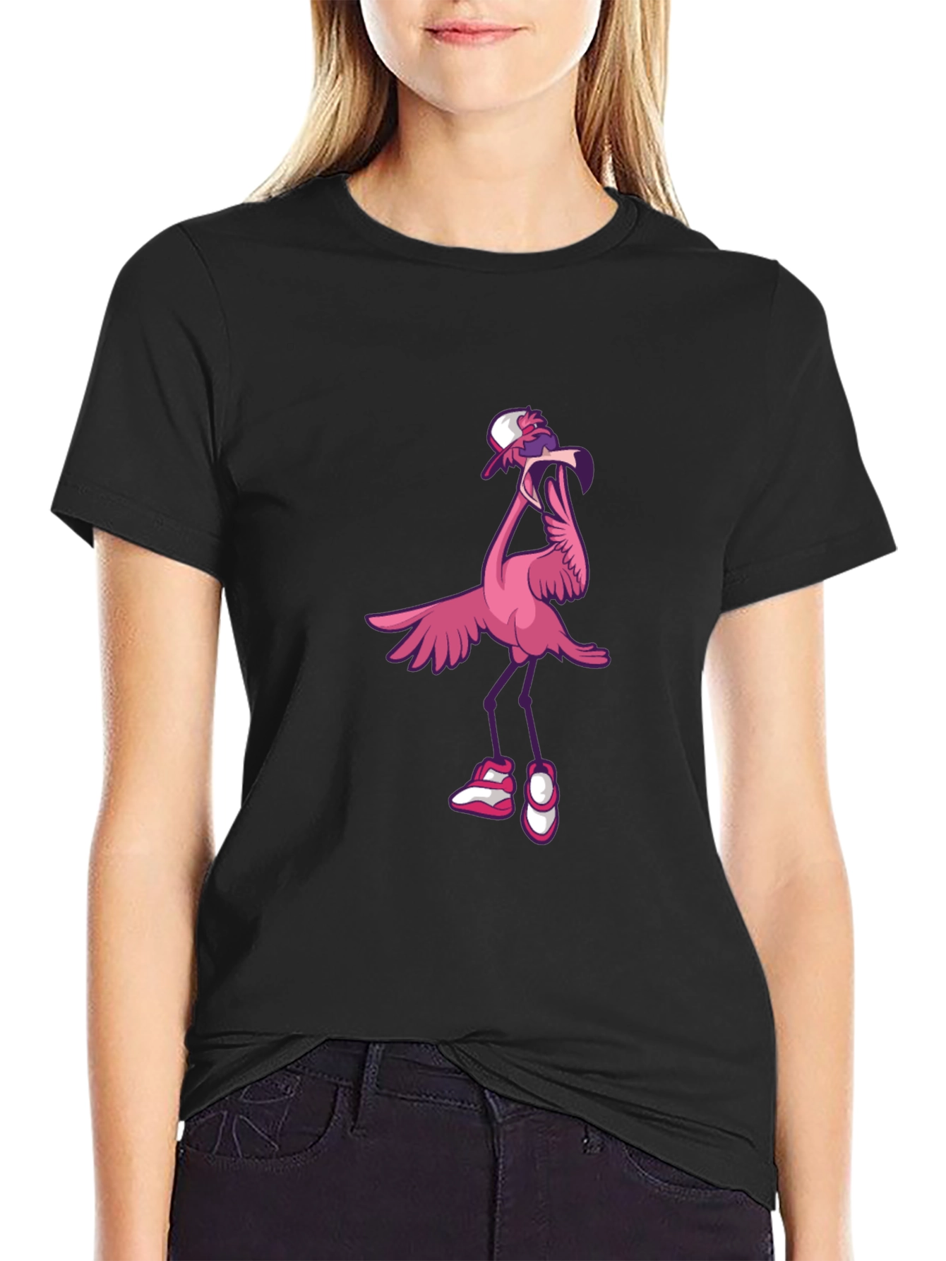 Funky Flamingo Graphic T-Shirt