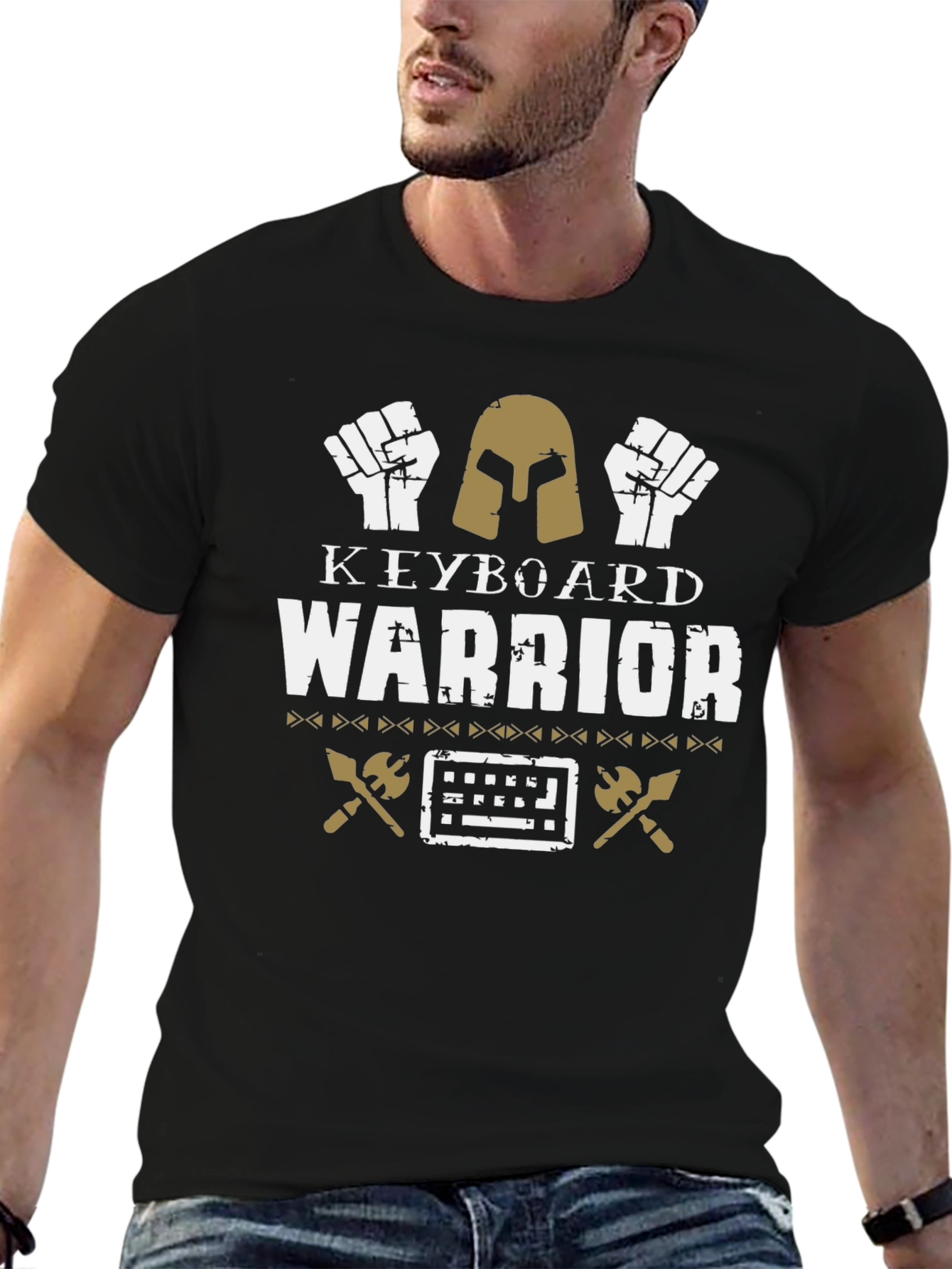 Keyboard Warrior T-Shirt - Gamer Gift