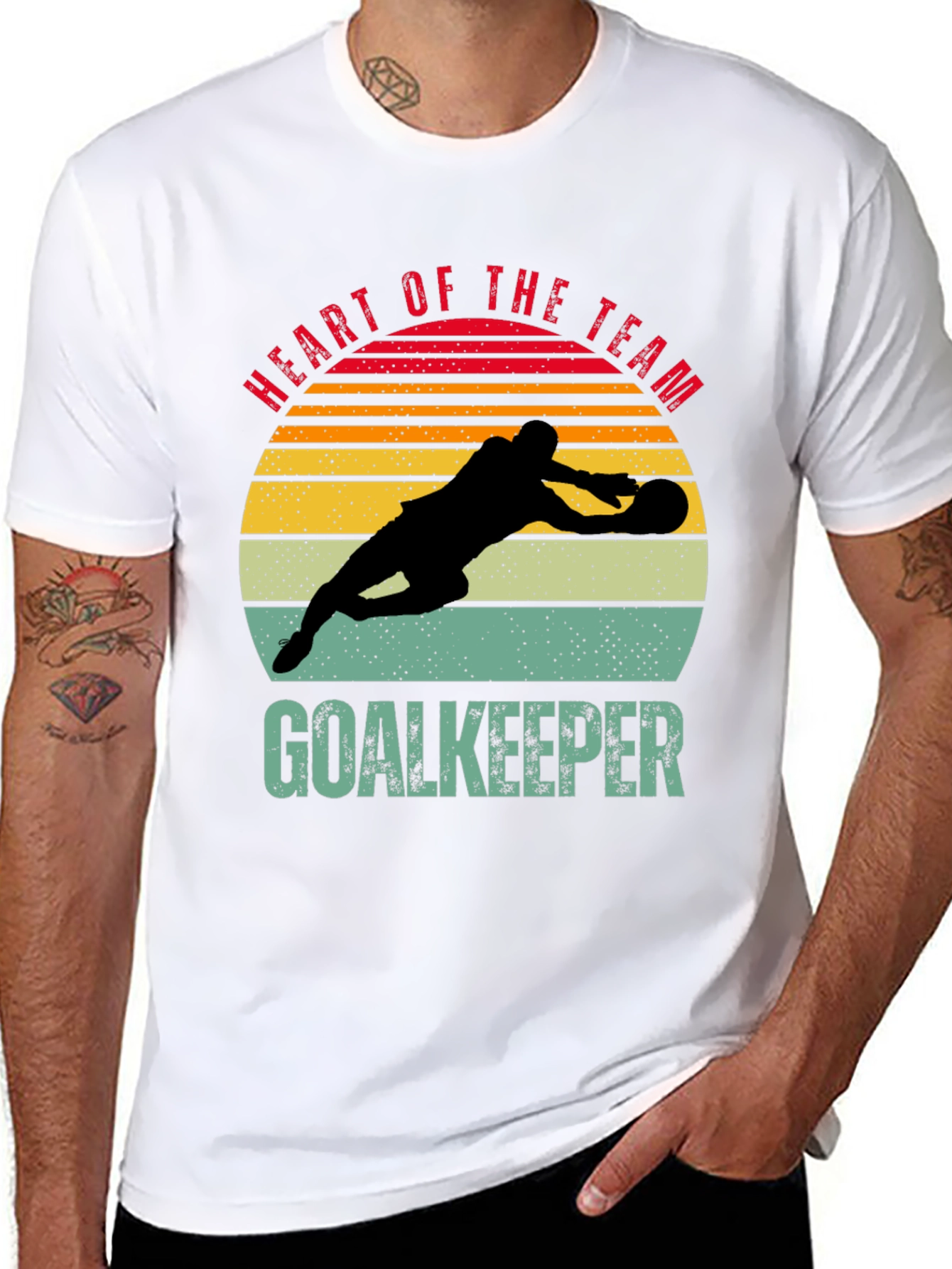 Heart of the Team Goalkeeper Graphic T-Shirt