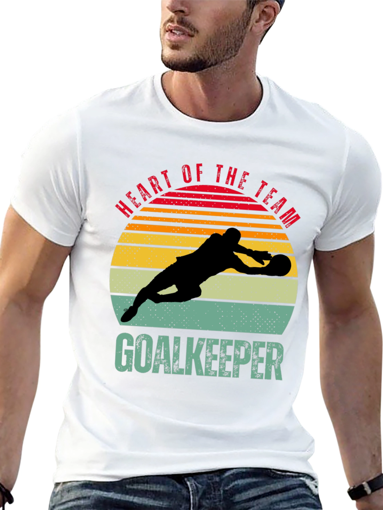 Heart of the Team Goalkeeper Graphic T-Shirt