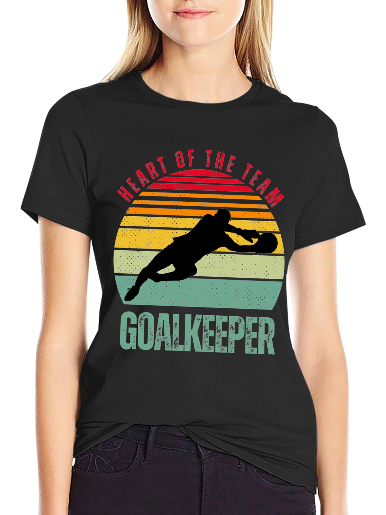 Heart of the Team Goalkeeper Graphic T-Shirt