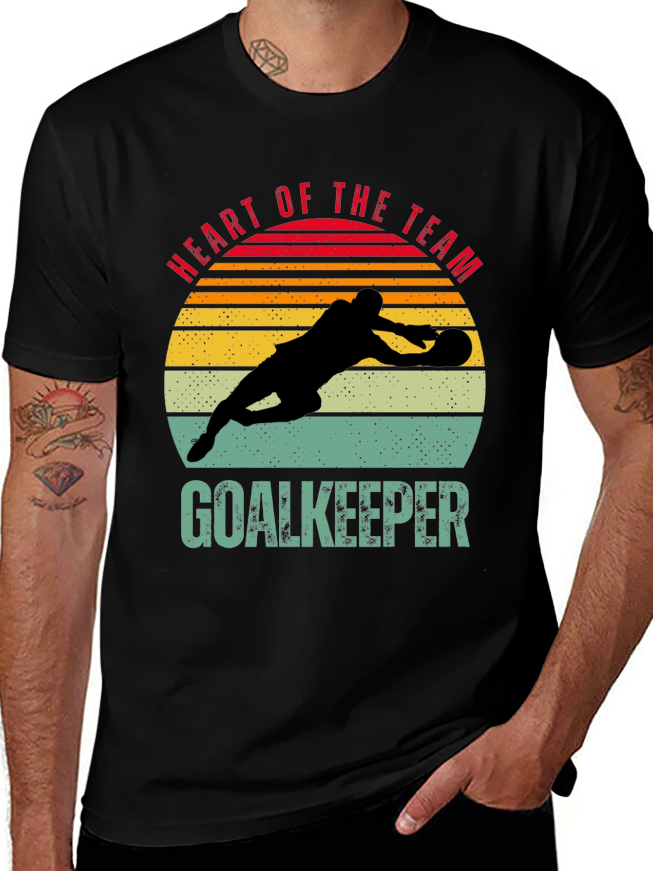 Heart of the Team Goalkeeper Graphic T-Shirt
