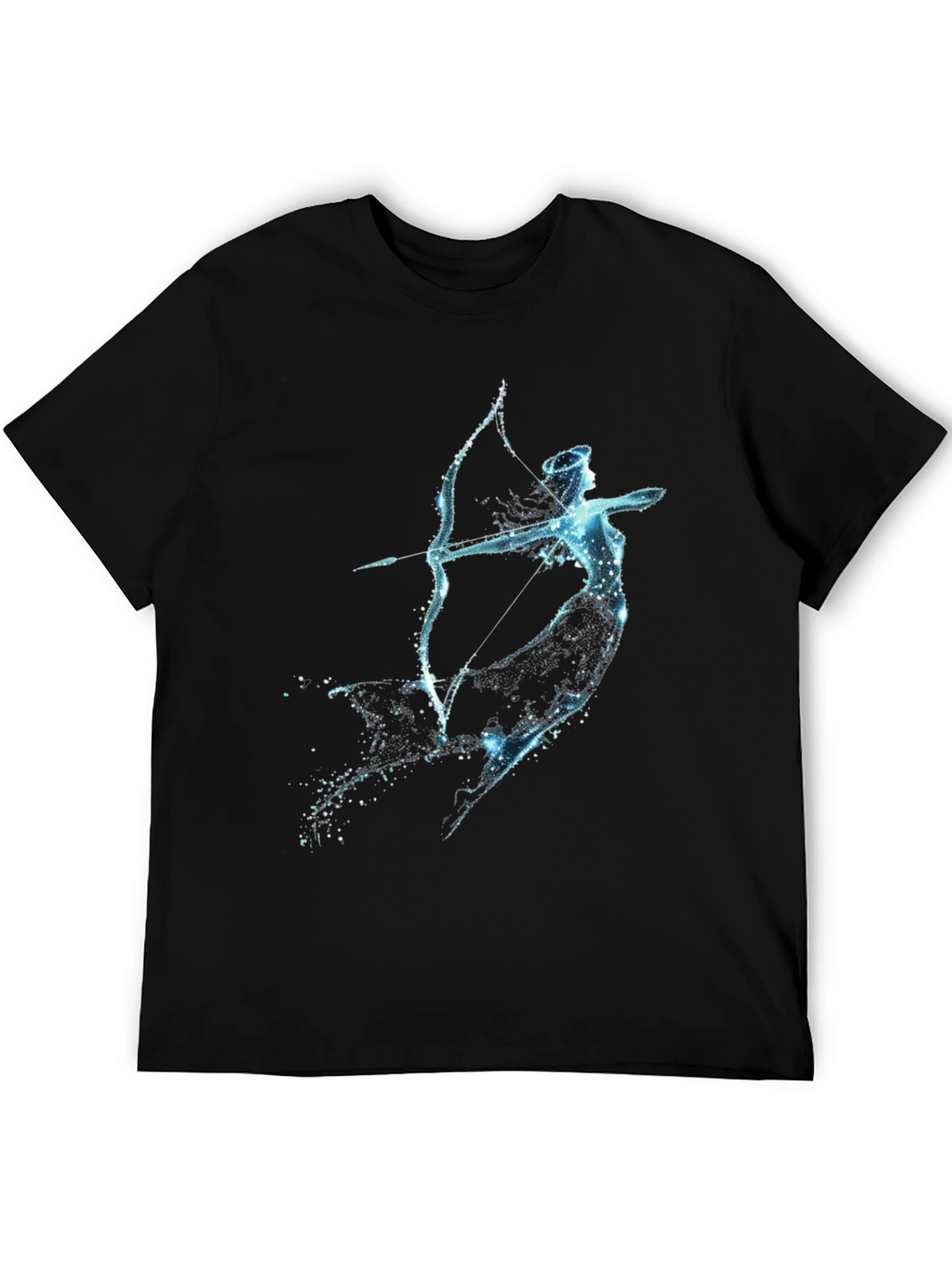 Archer Woman Graphic Print Black T-Shirt