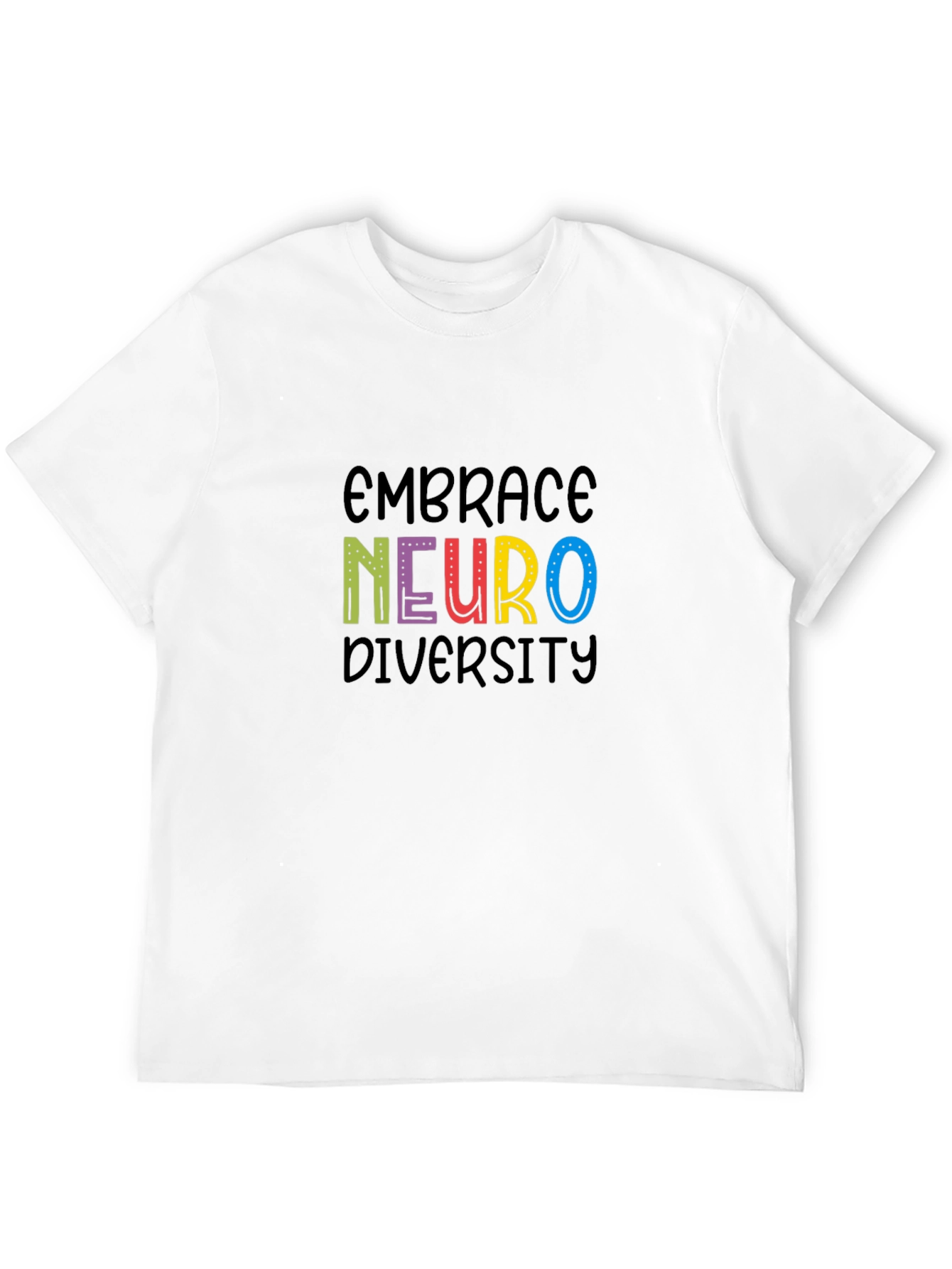 Embrace Neuro Diversity Black T-Shirt