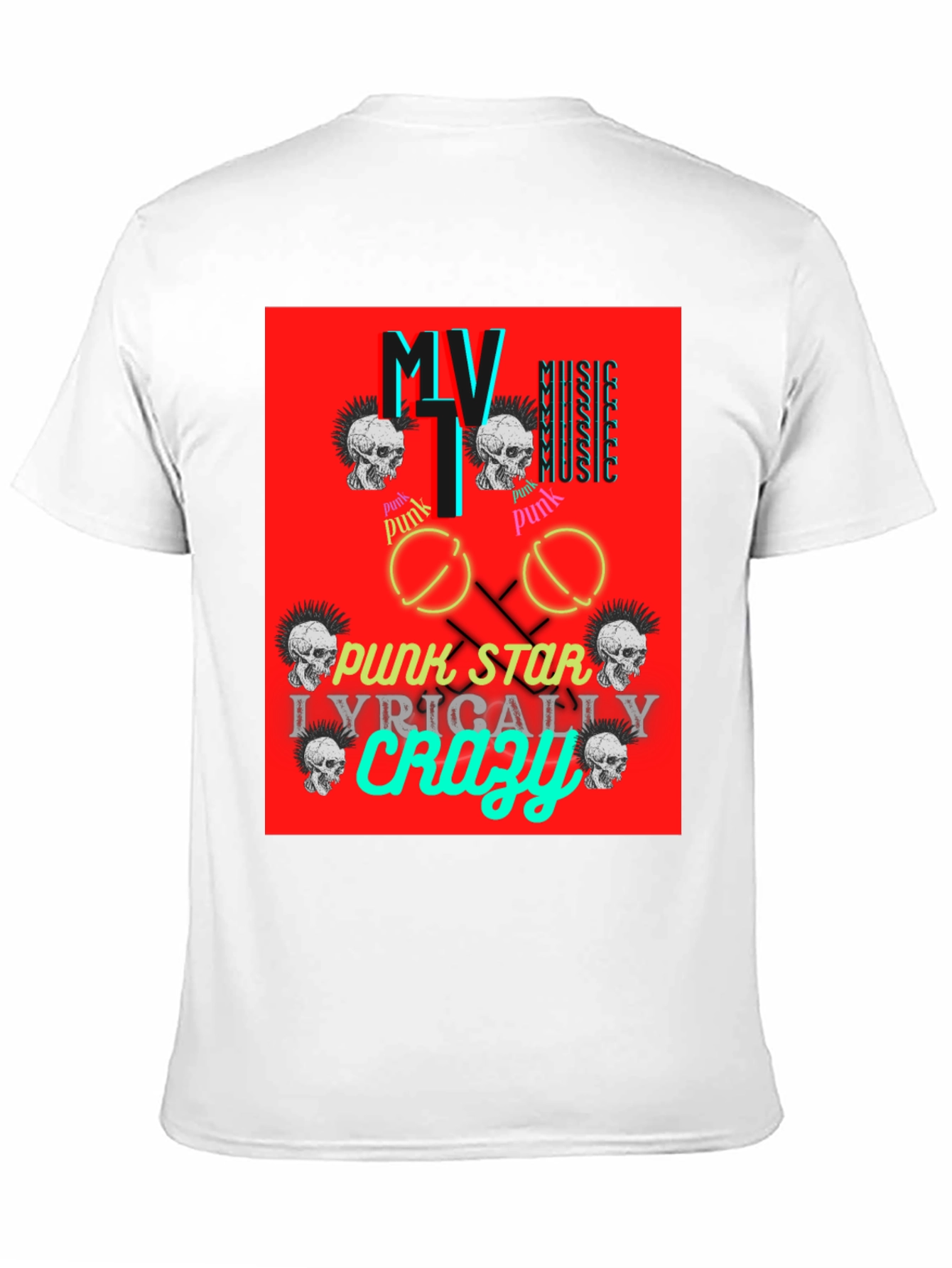 Punk Rock Skull T-Shirt