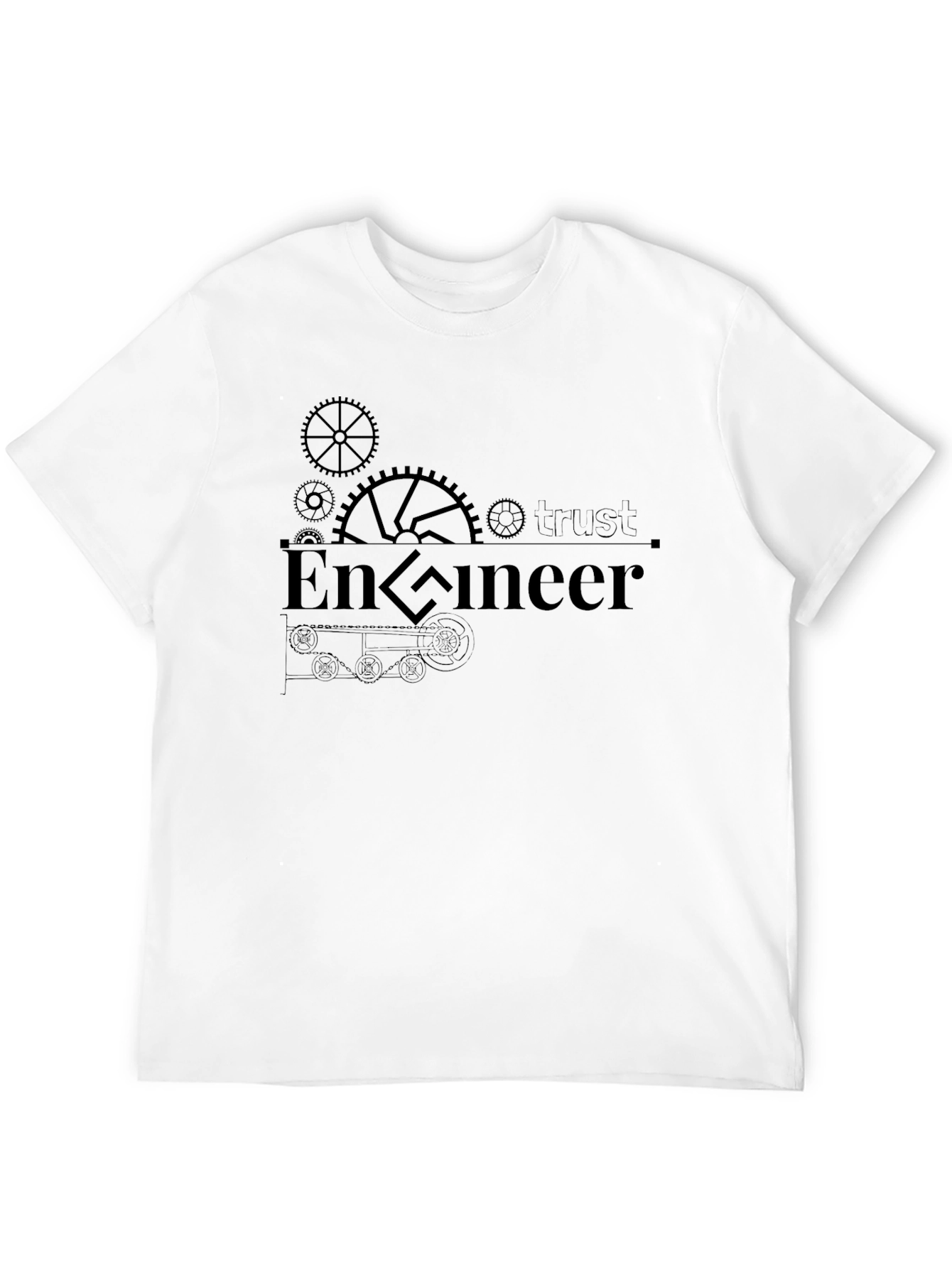 Trust Me Im An Engineer T-Shirt - Gears Design