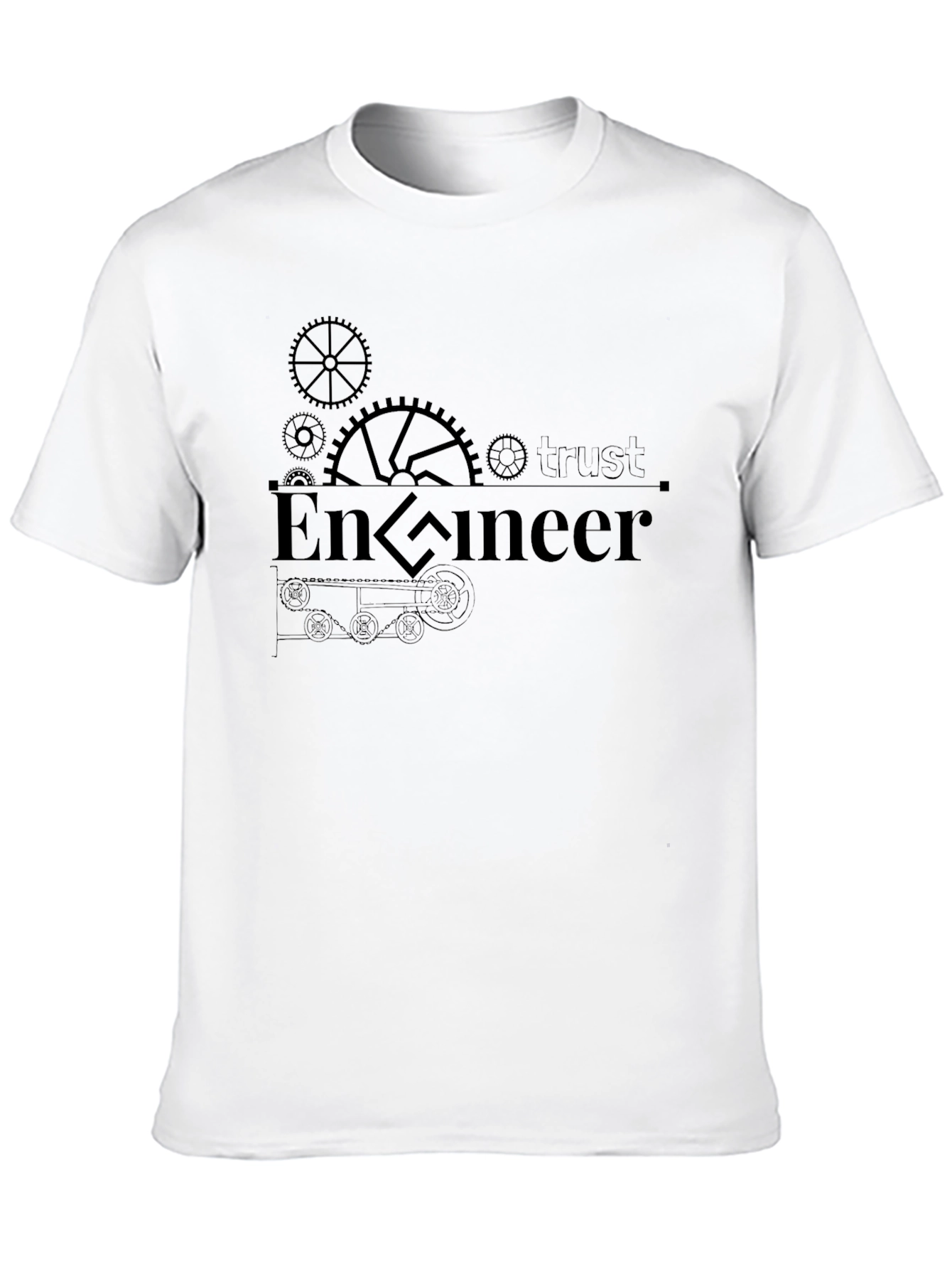 Trust Me Im An Engineer T-Shirt - Gears Design