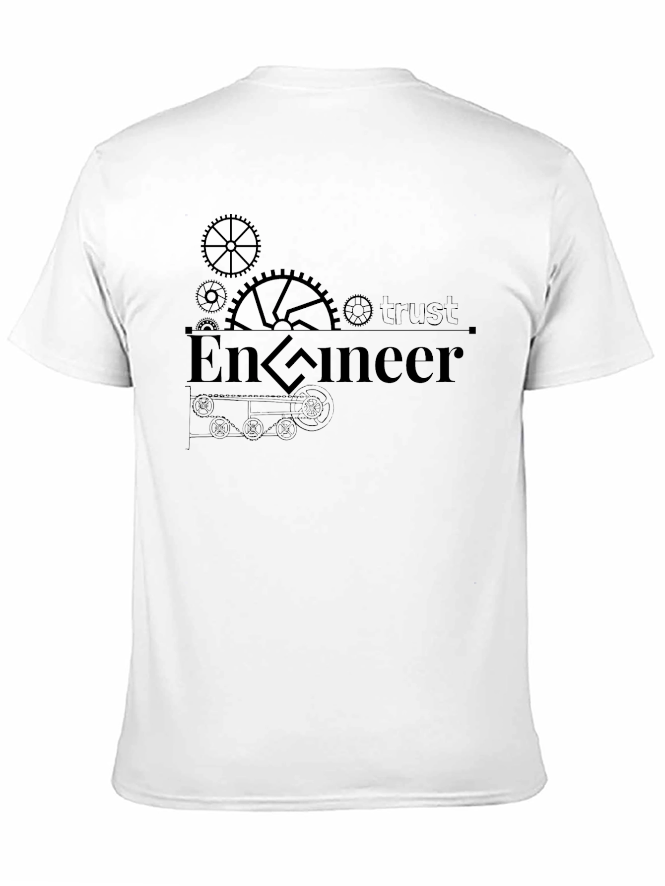 Trust Me Im An Engineer T-Shirt - Gears Design