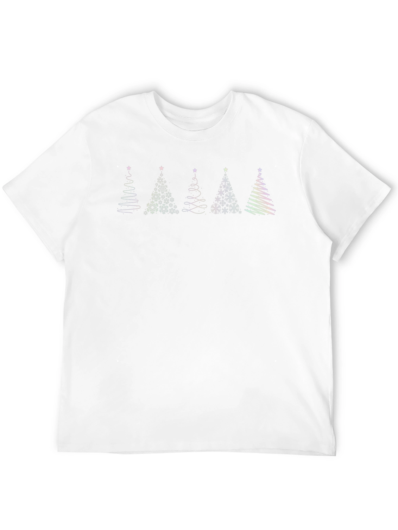 Festive Christmas Trees Graphic Tee