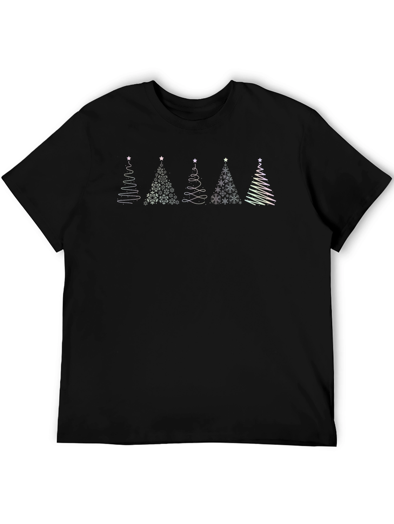 Festive Christmas Trees Graphic Tee