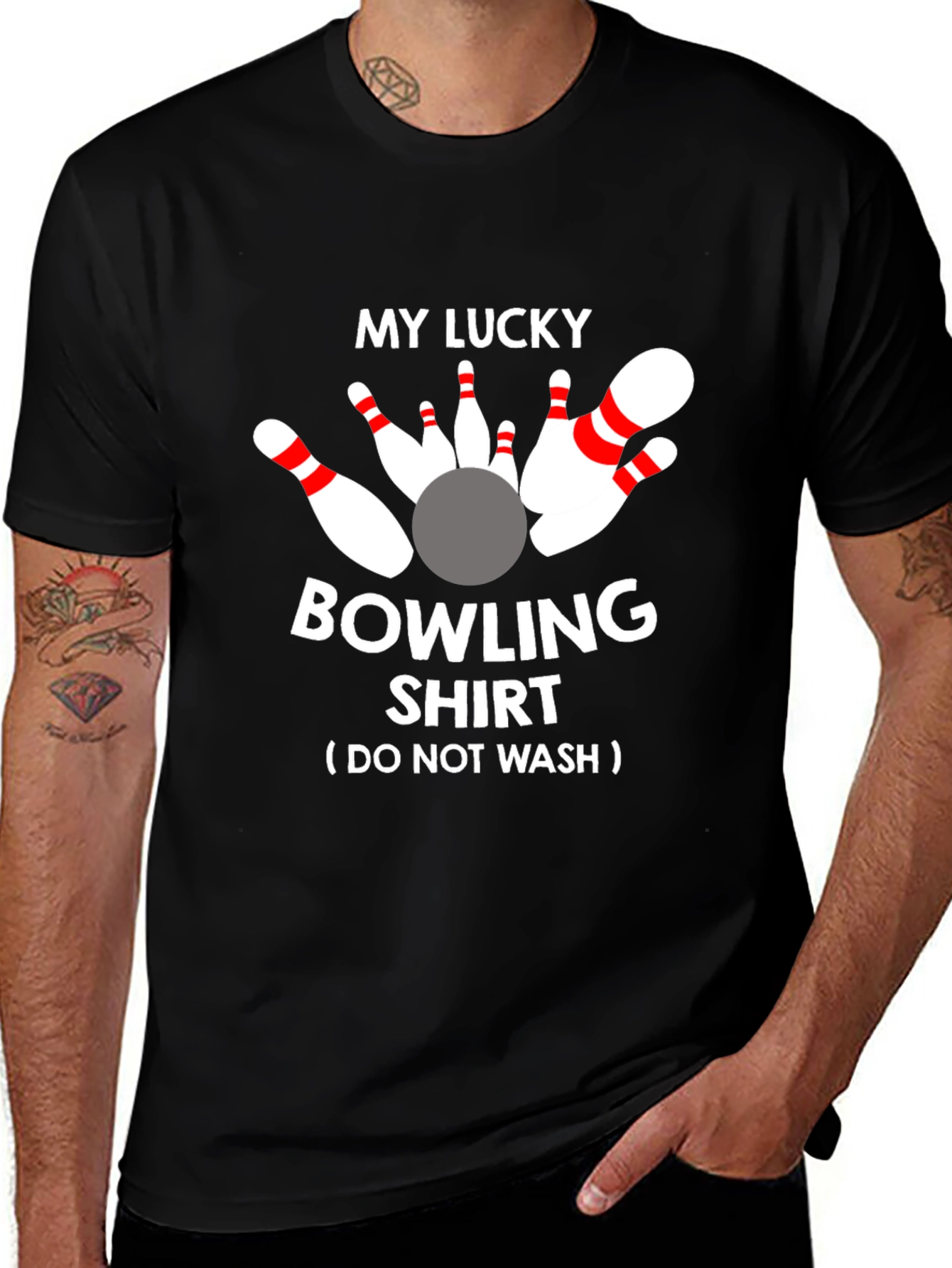 My Lucky Bowling Shirt - Funny Bowling Gift Tee