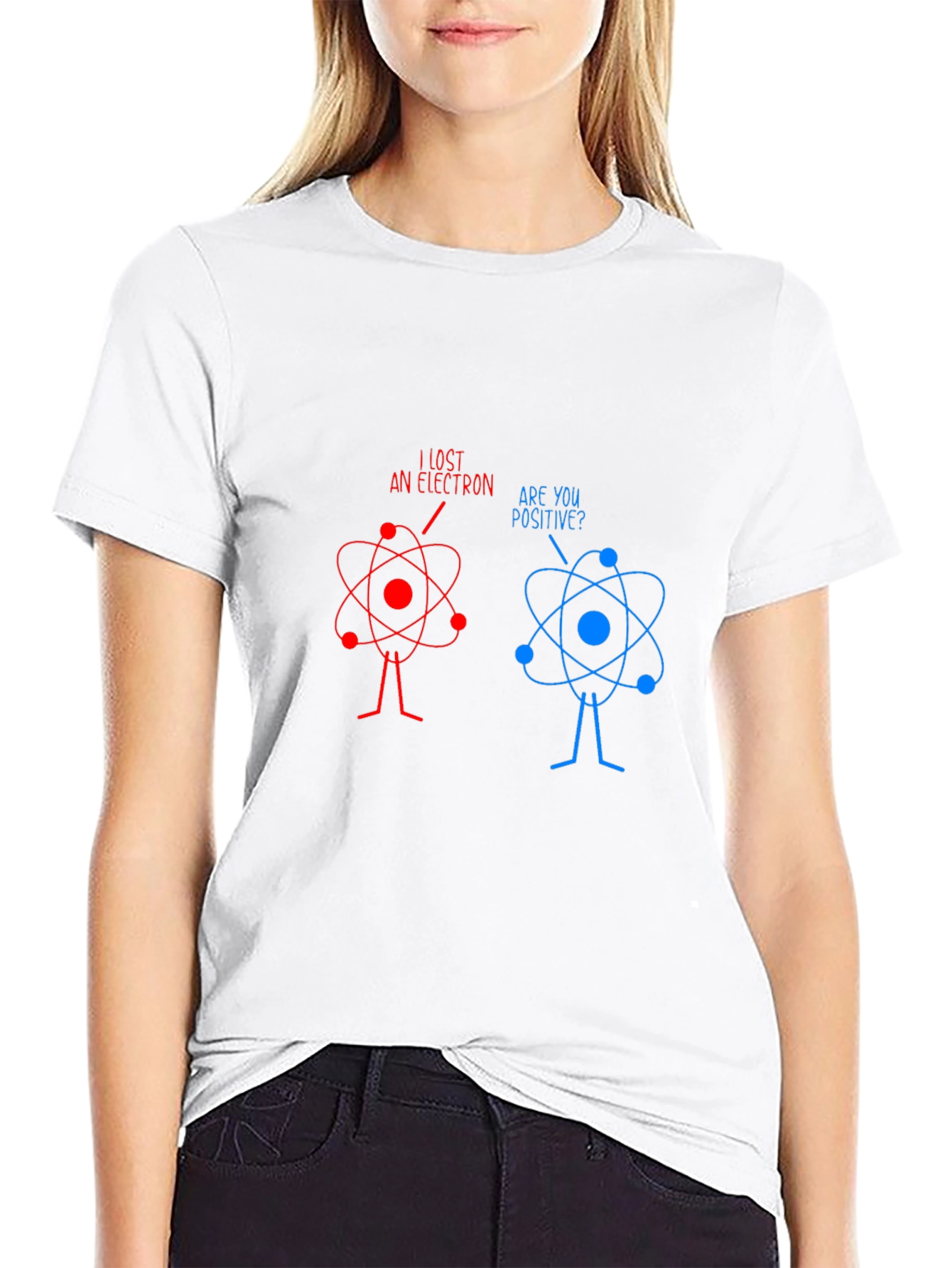 Funny Science Joke T-Shirt - Lost Electron Tee