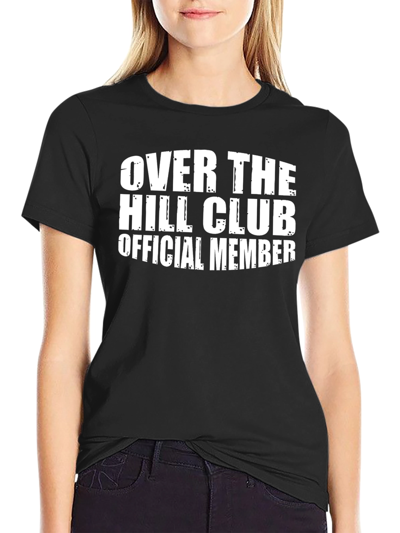 Over the Hill Club Black T-Shirt