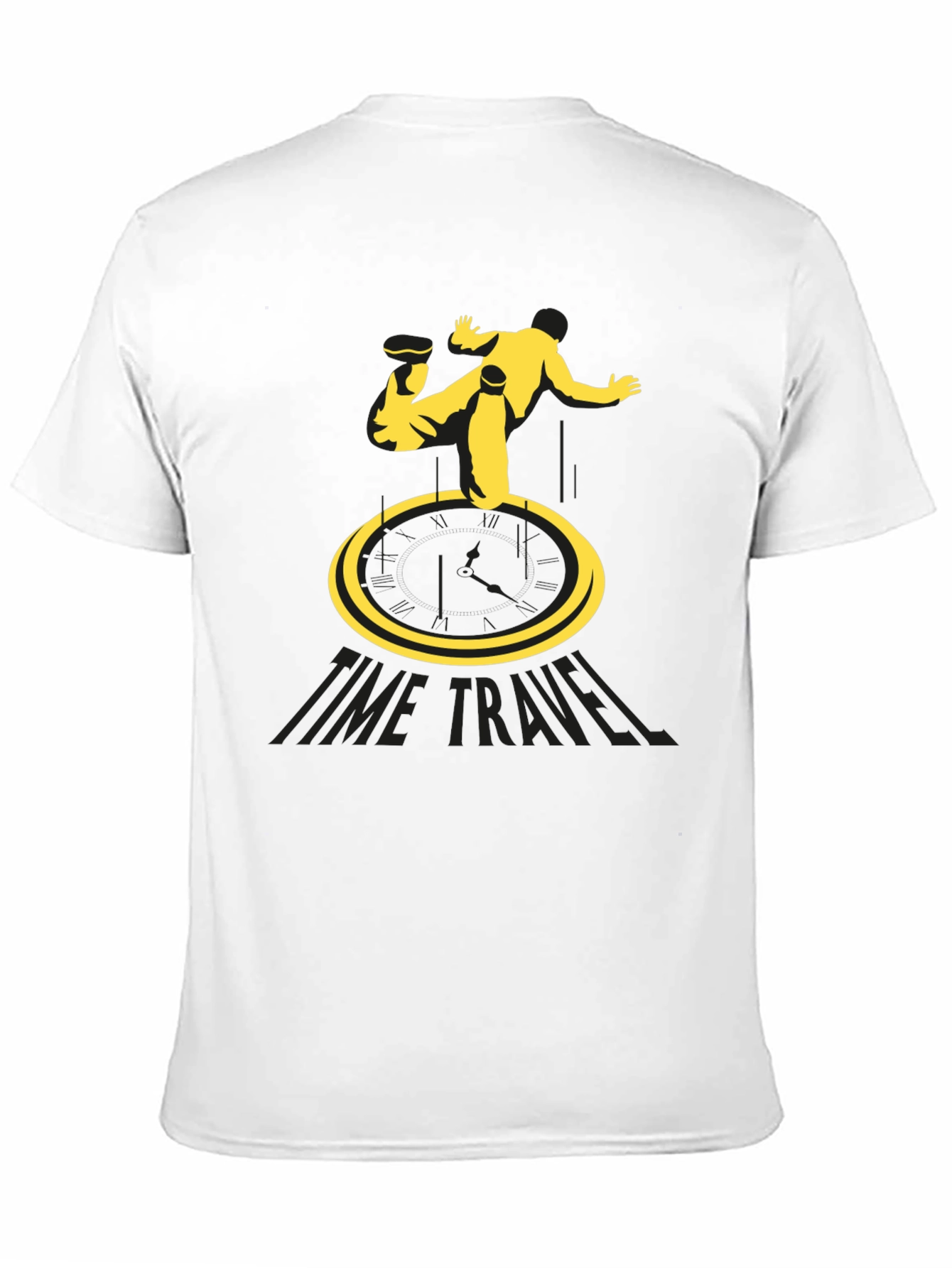 Time Travel Black T-Shirt