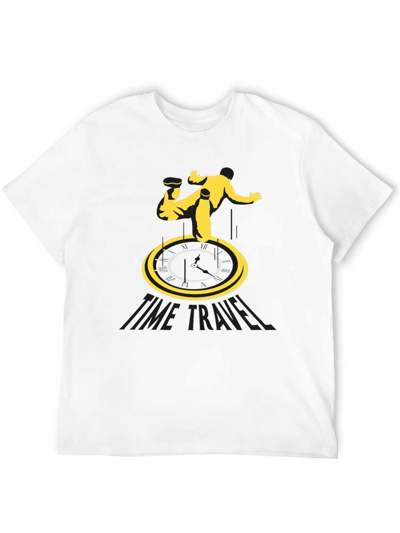 Time Travel Black T-Shirt