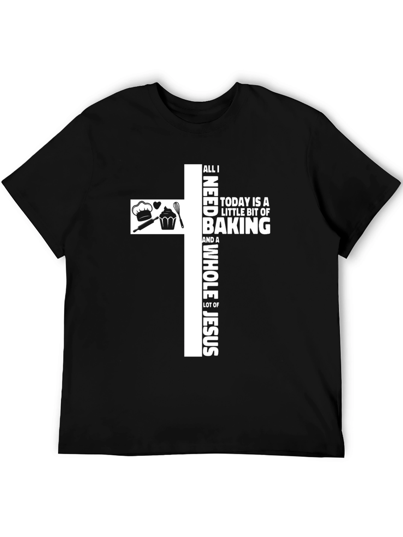 Baking & Jesus Graphic Tee | Christian T-Shirt
